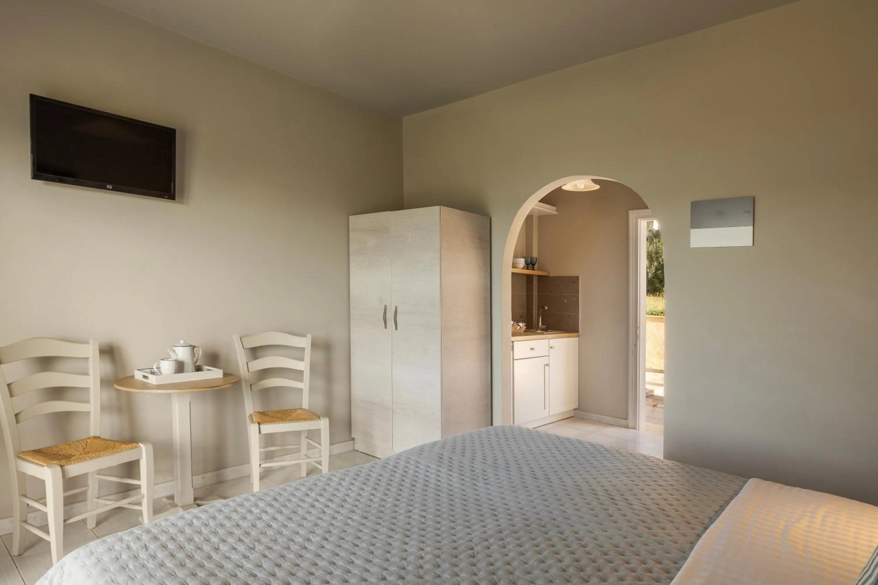 Photo of the whole room, Bed in Panorama Fanari studios and apartments