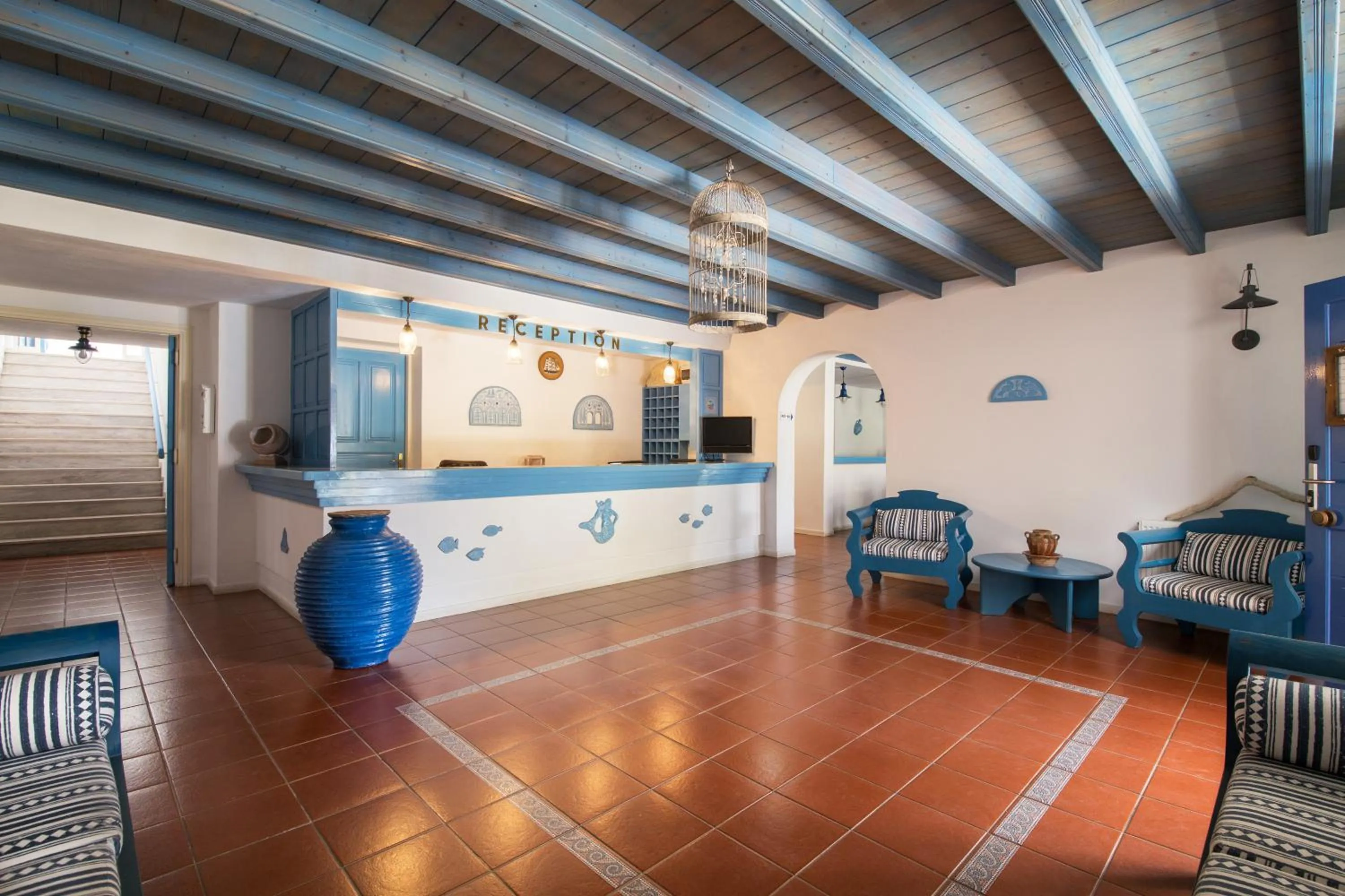 Lobby or reception in Kerame Studios & Apartments