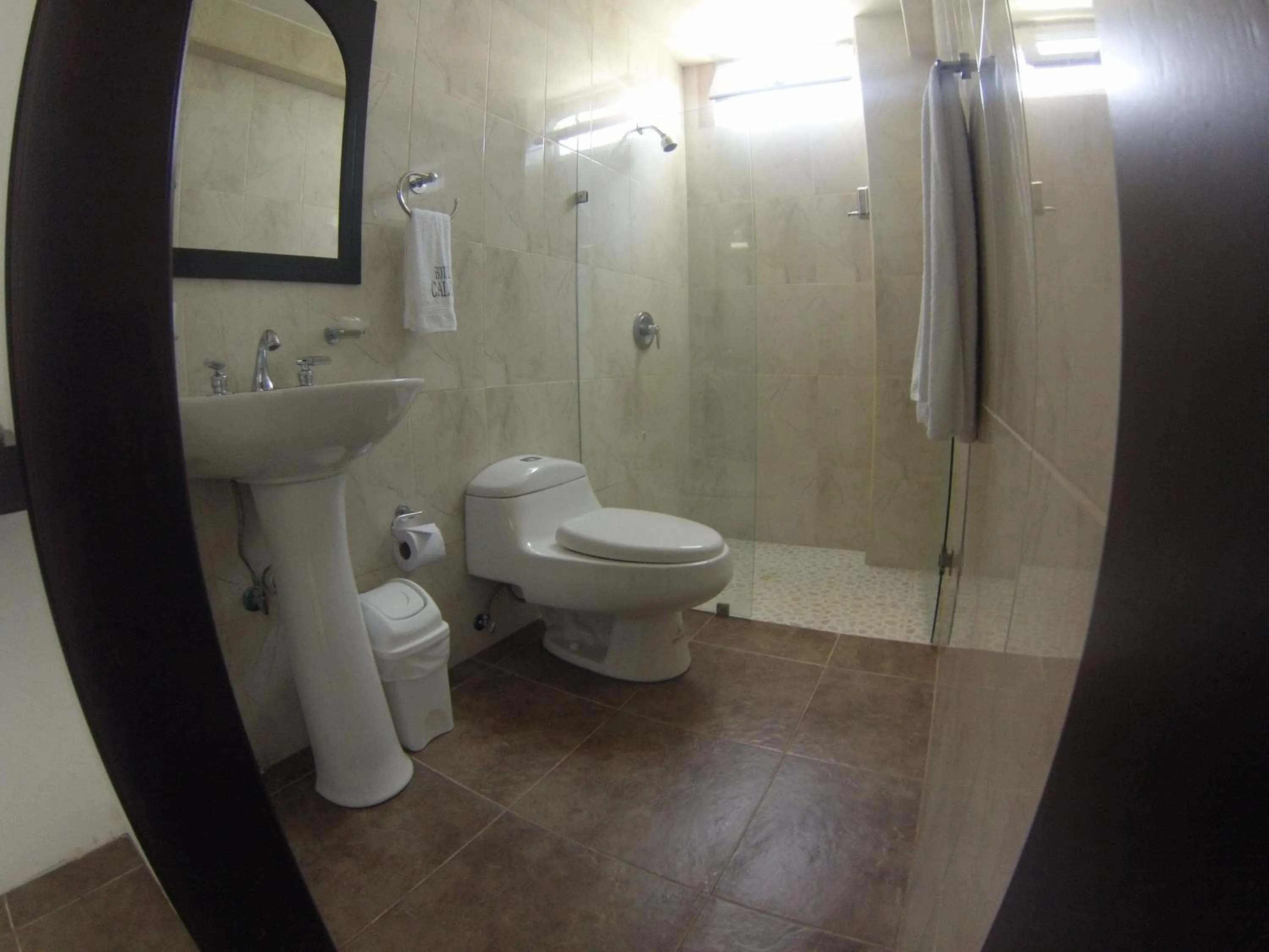 Bathroom in Hotel Cally