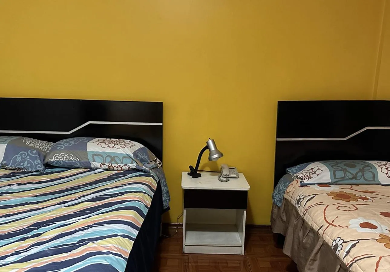 Bed in Hotel Villamar