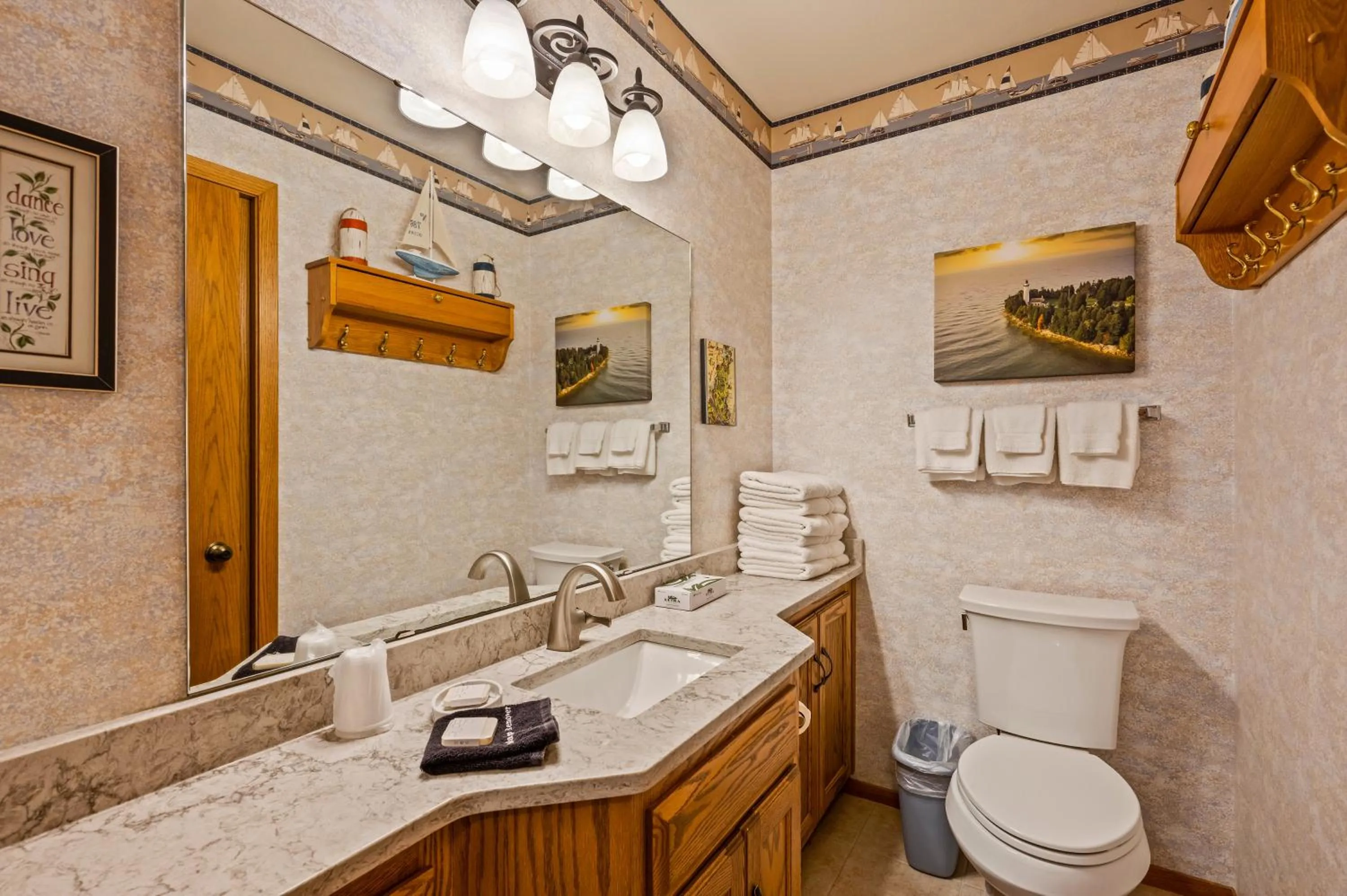 Bathroom in Evergreen Hill Condominiums