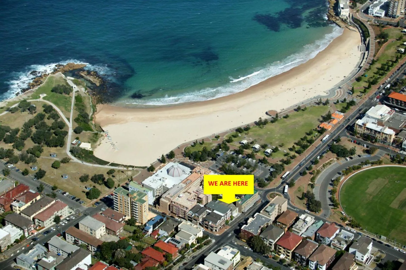 Bird's eye view in Coogee Beach House