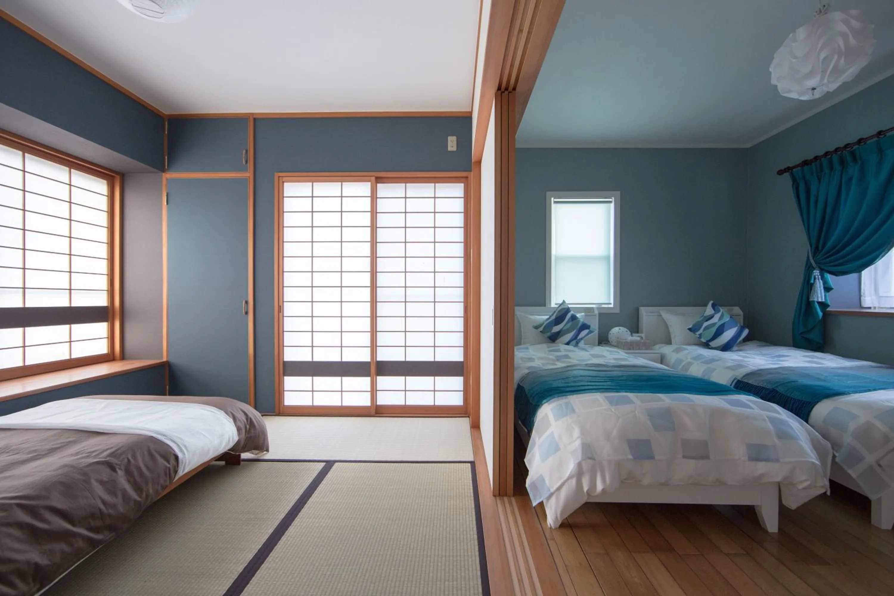 Bed in Hills Villa Miyakojima