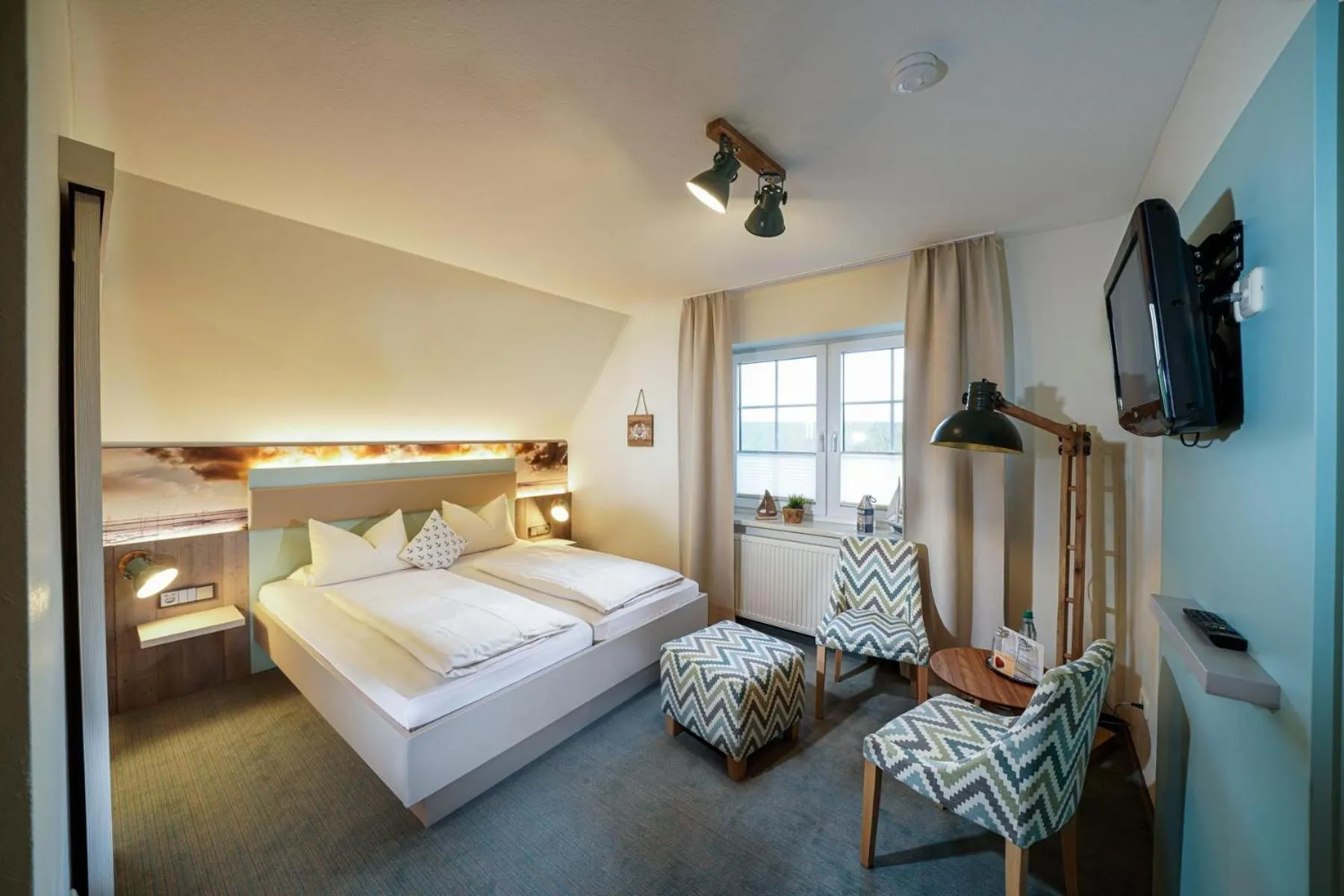 Bed in Deichhotel Grube