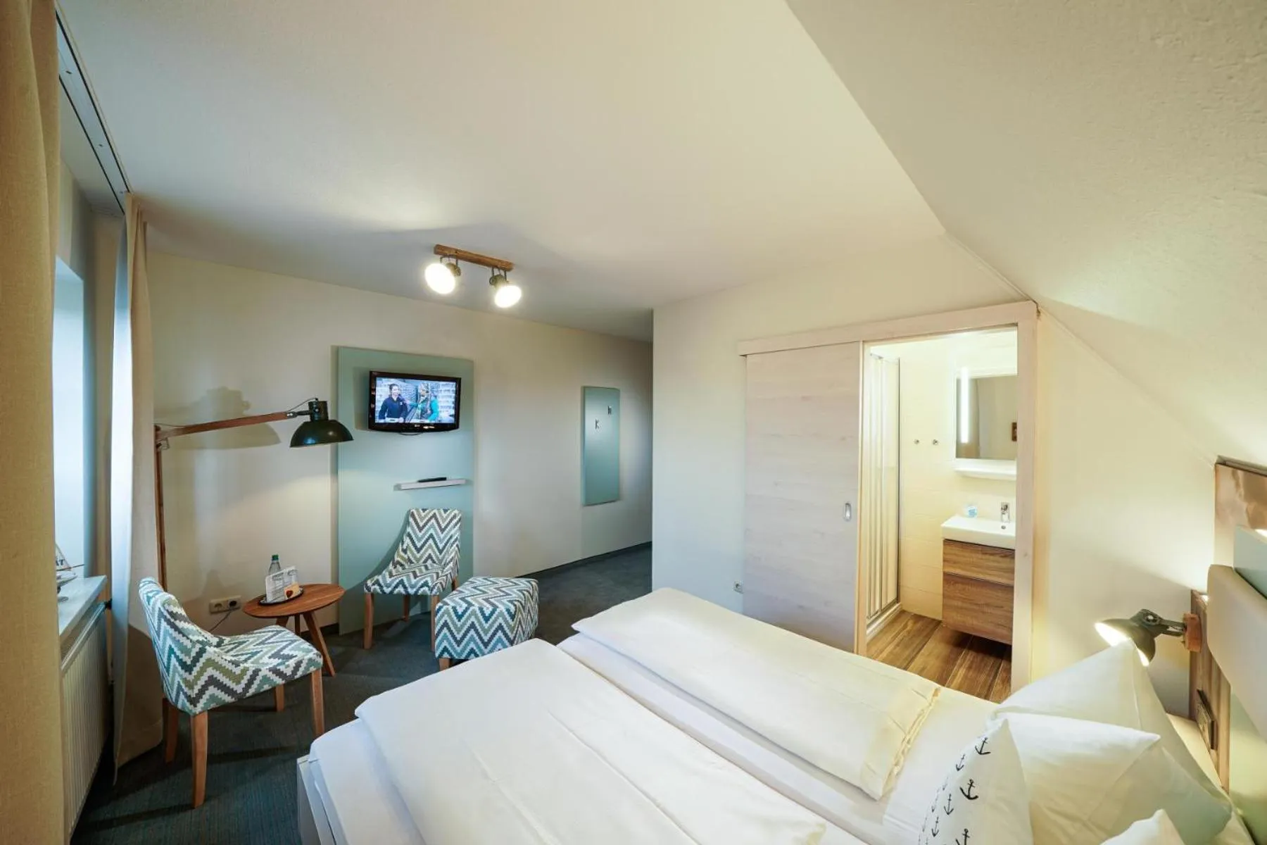 Bed in Deichhotel Grube