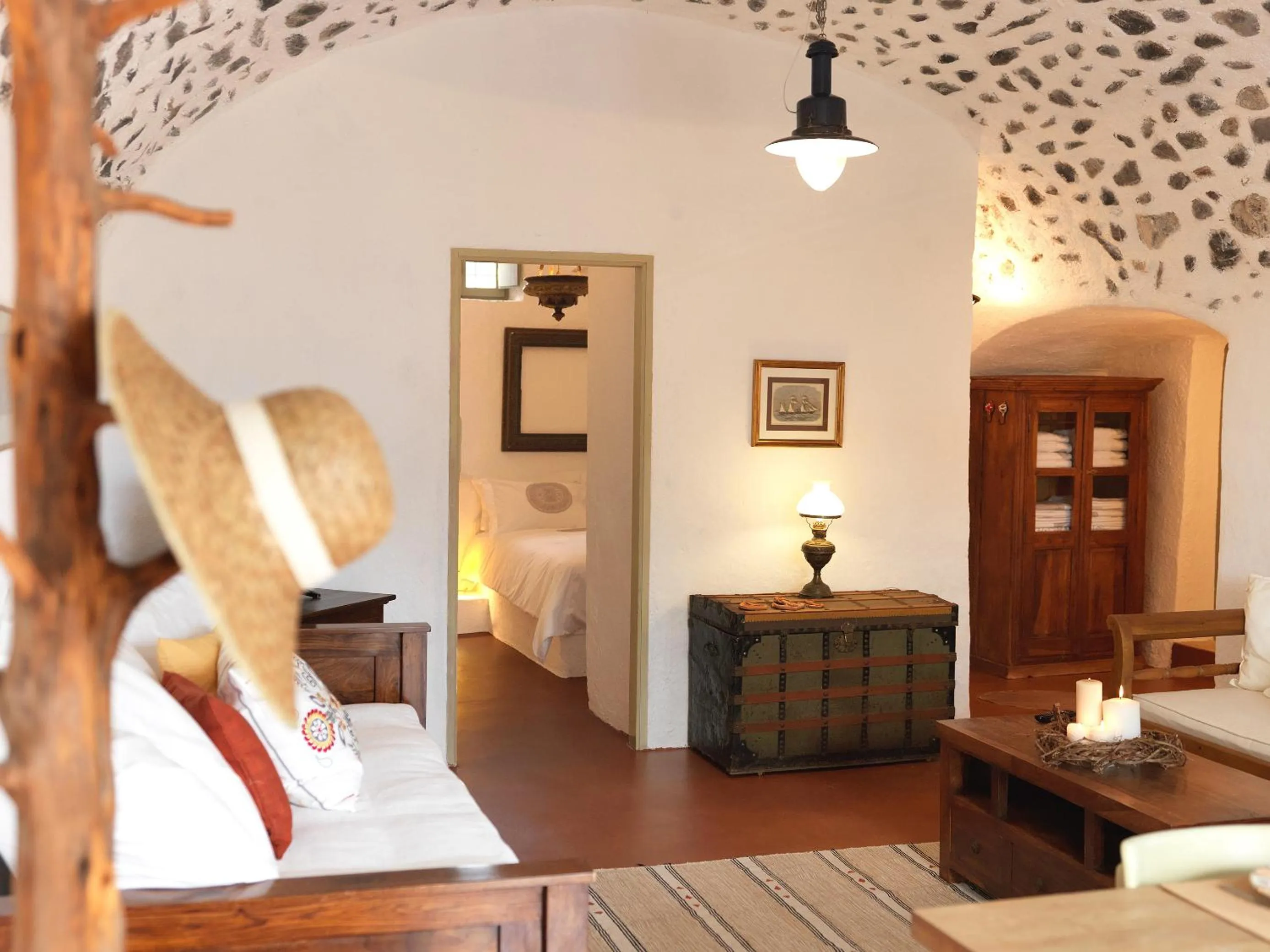 Seating area in AFOURA HOUSES by K&K