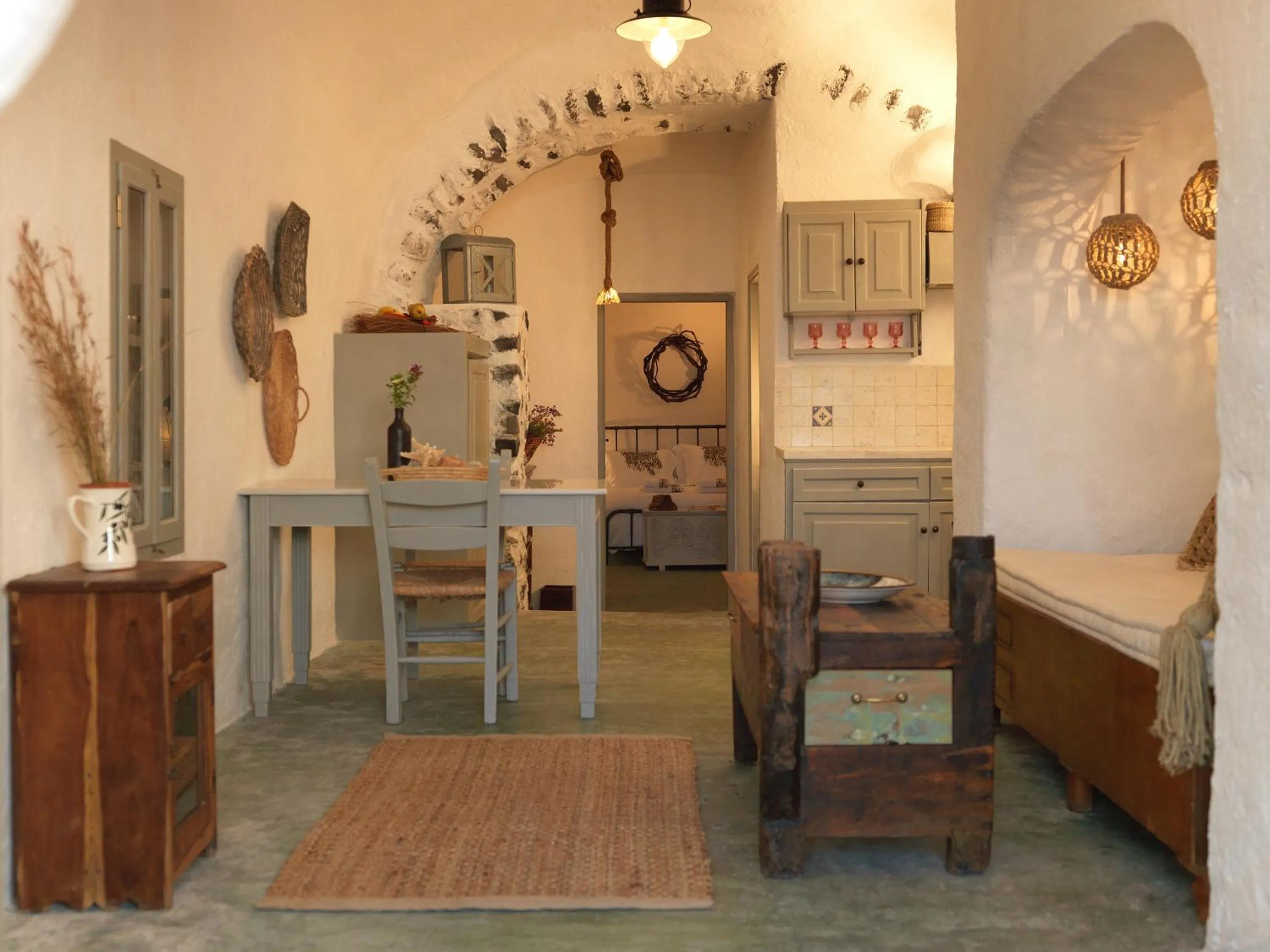 Living room in AFOURA HOUSES by K&K