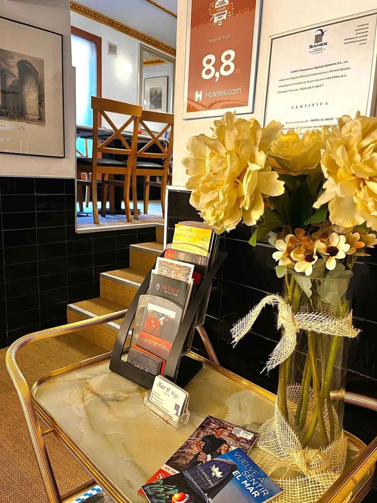 Lobby or reception in Hotel El Siglo