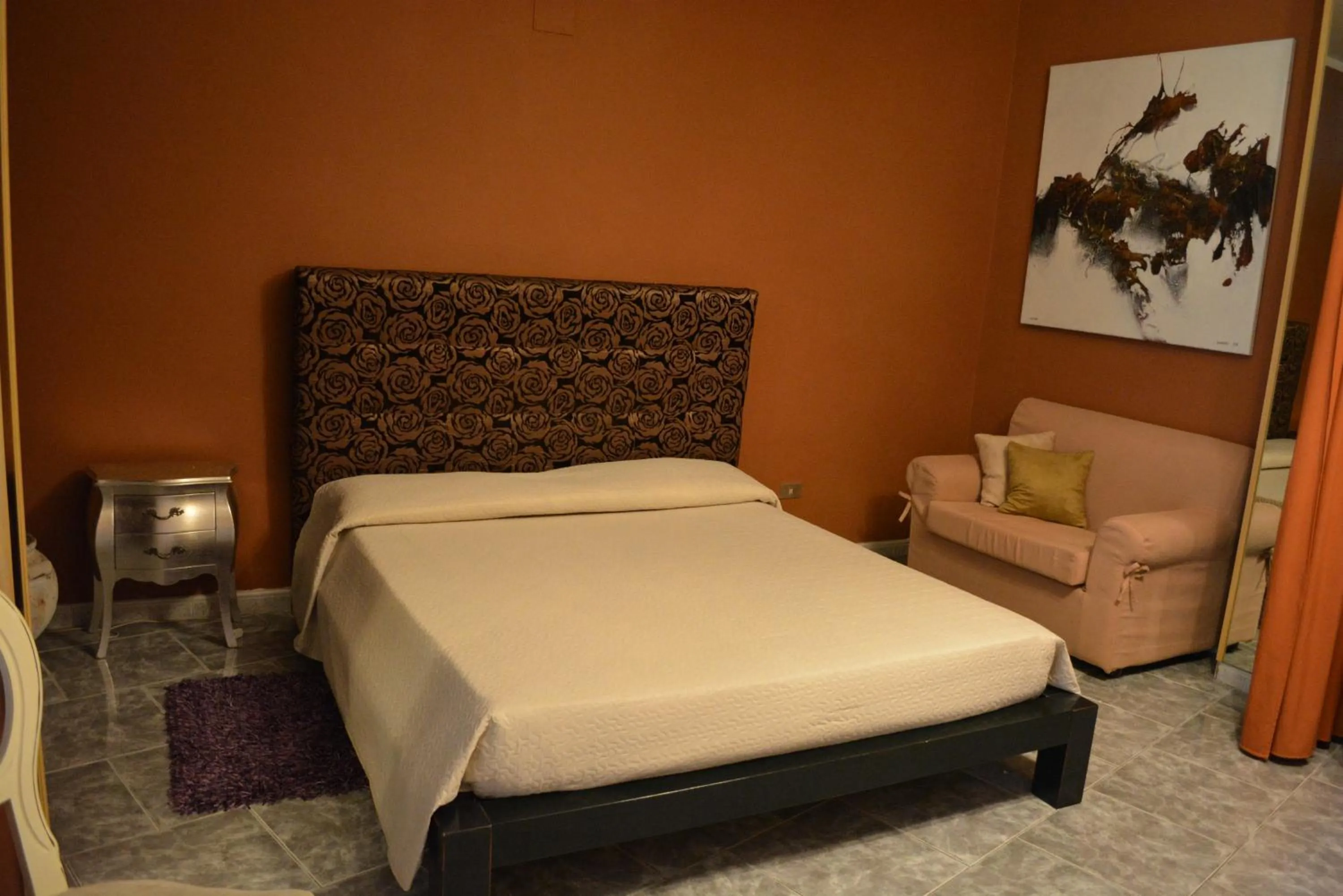Bed in Hotel Sirio