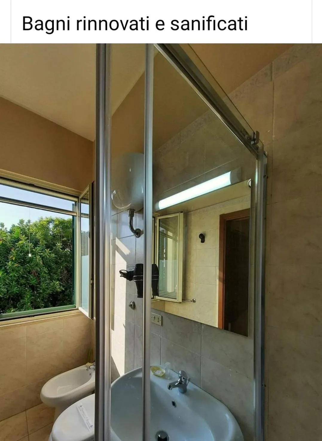 Bathroom in Hotel Sirio