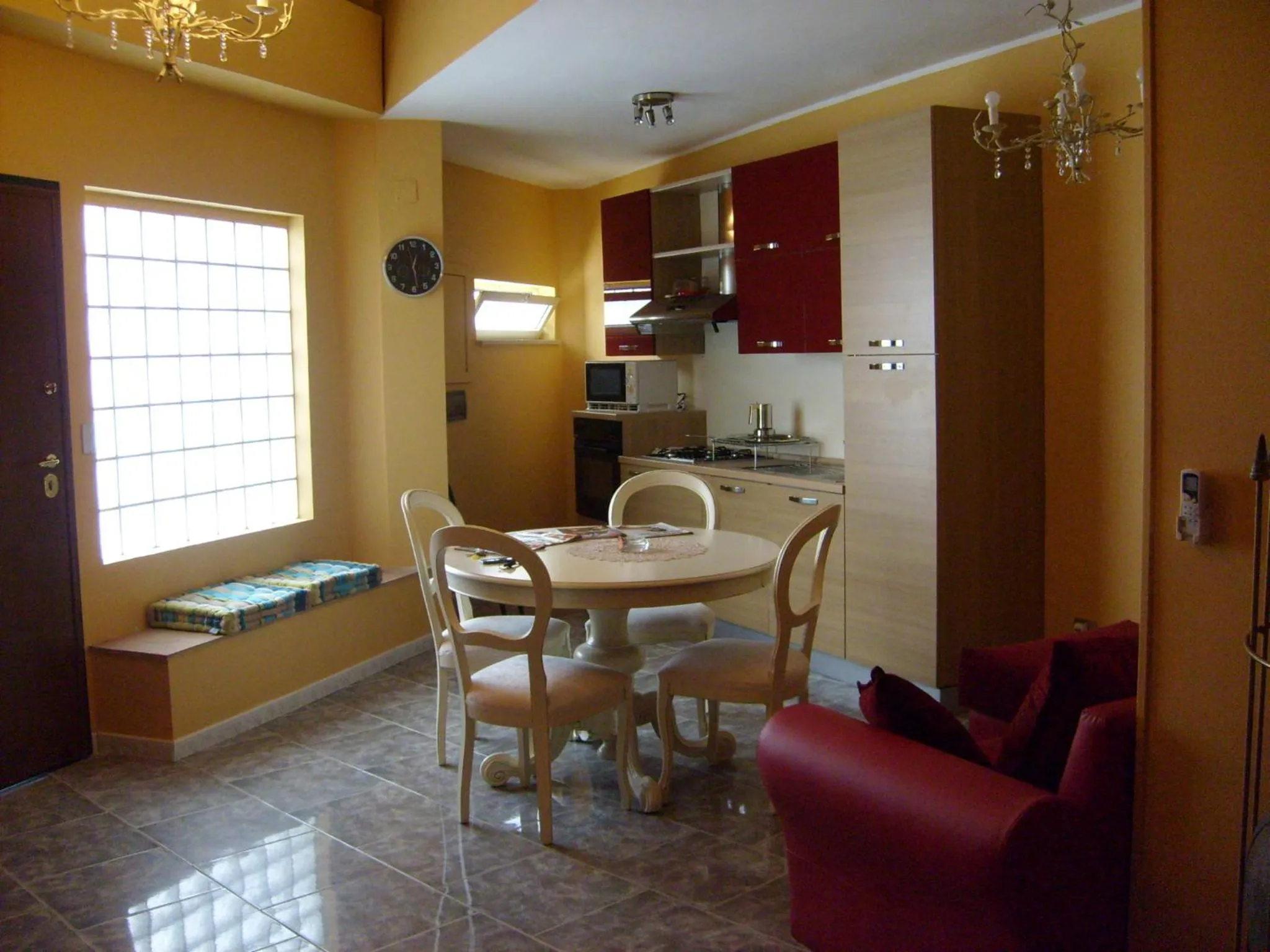 Kitchen or kitchenette in Hotel Sirio