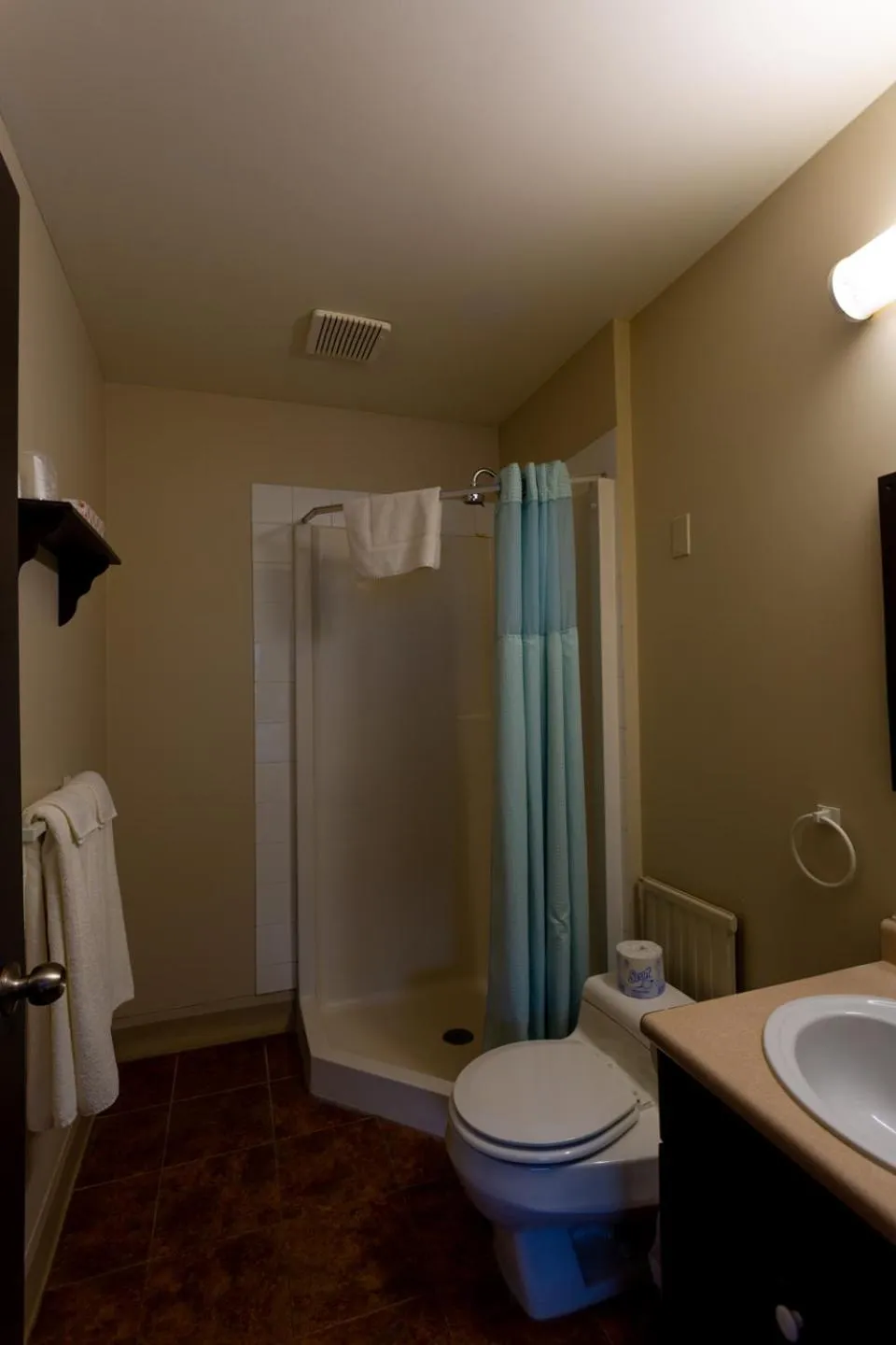 Shower in YWCA Banff Hotel