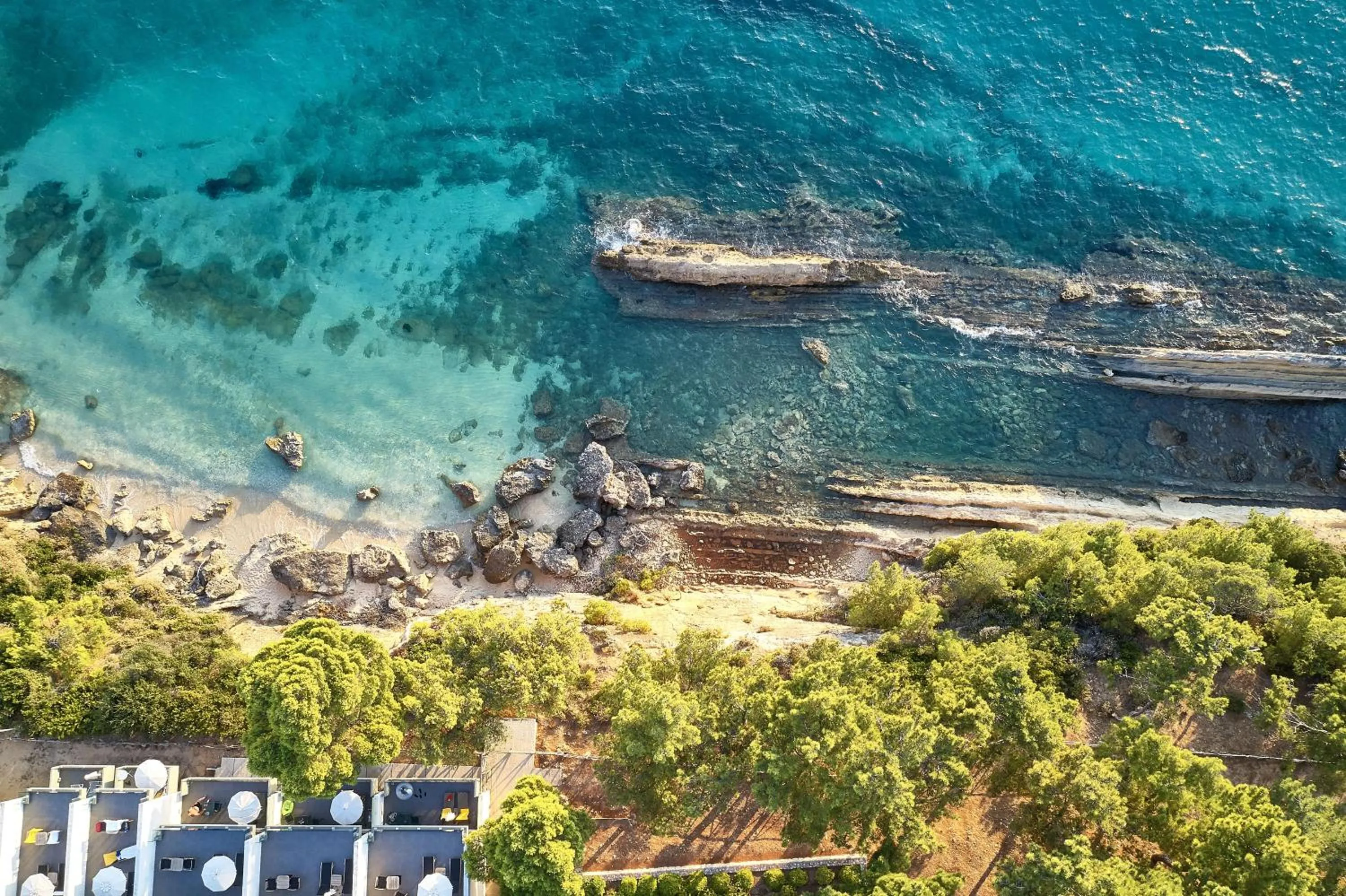 Natural landscape in White Rocks Hotel Kefalonia