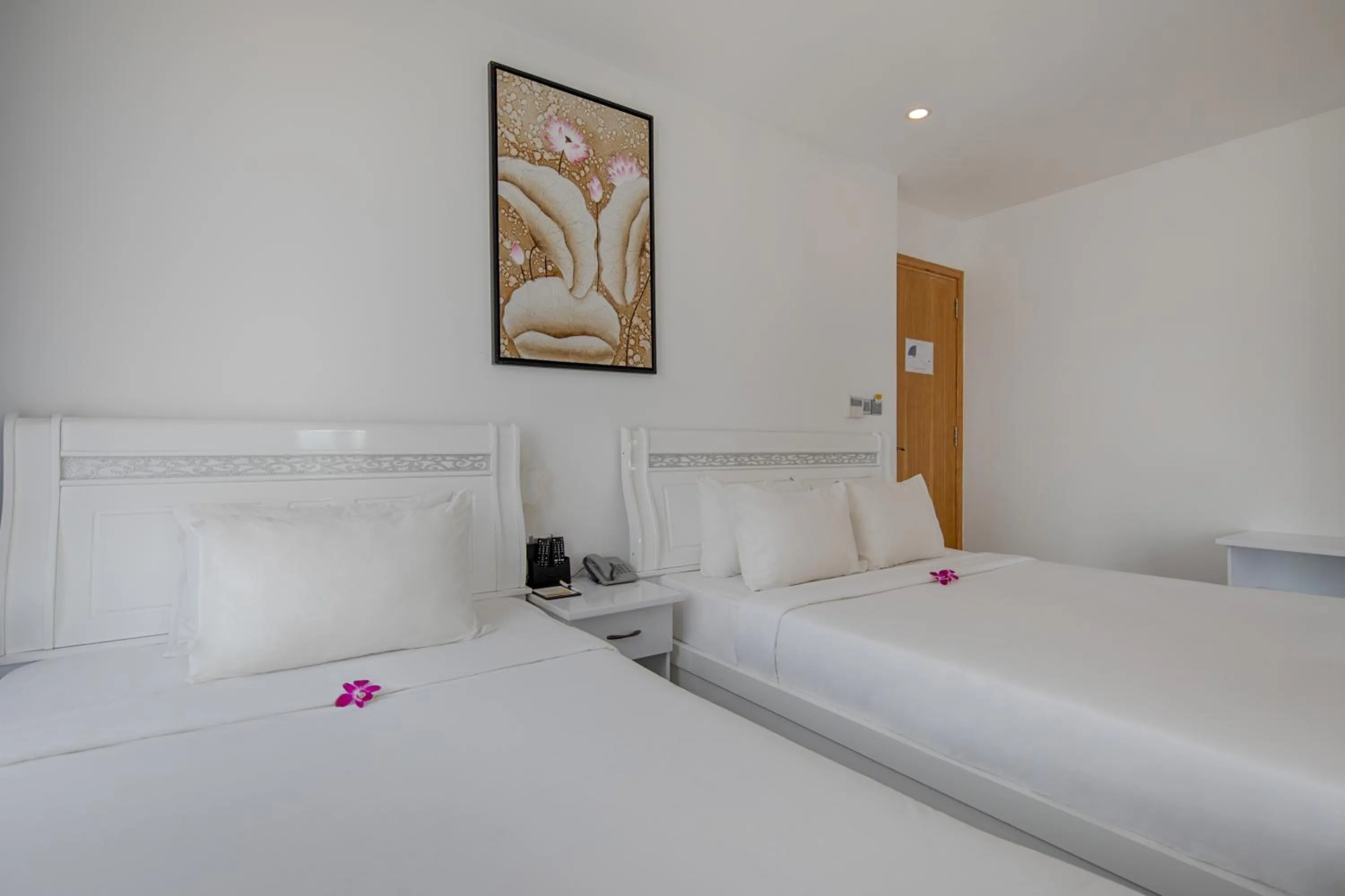 Bed in SEA QUEEN Hotel