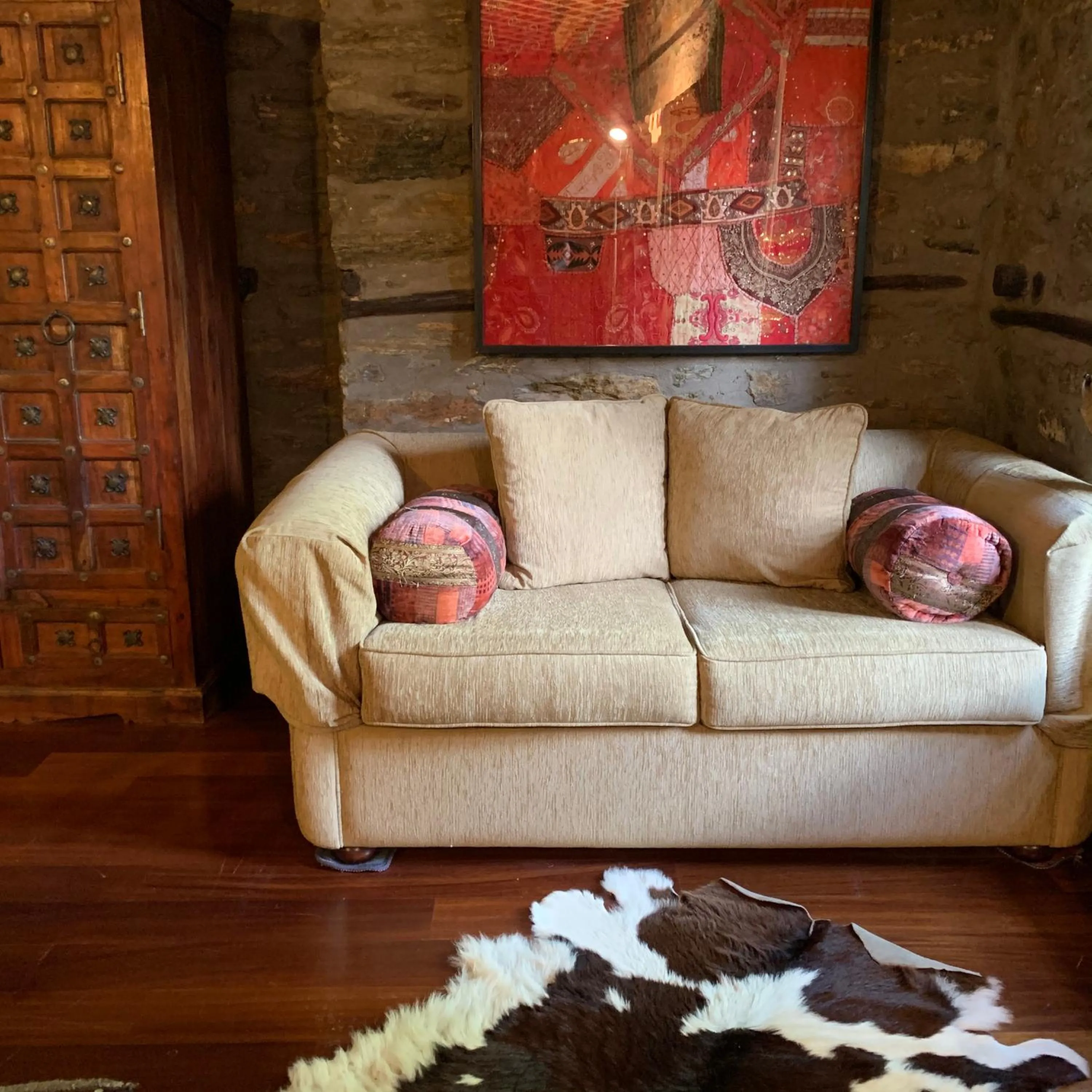 Seating area in Palio Eleotrivio Guesthouse