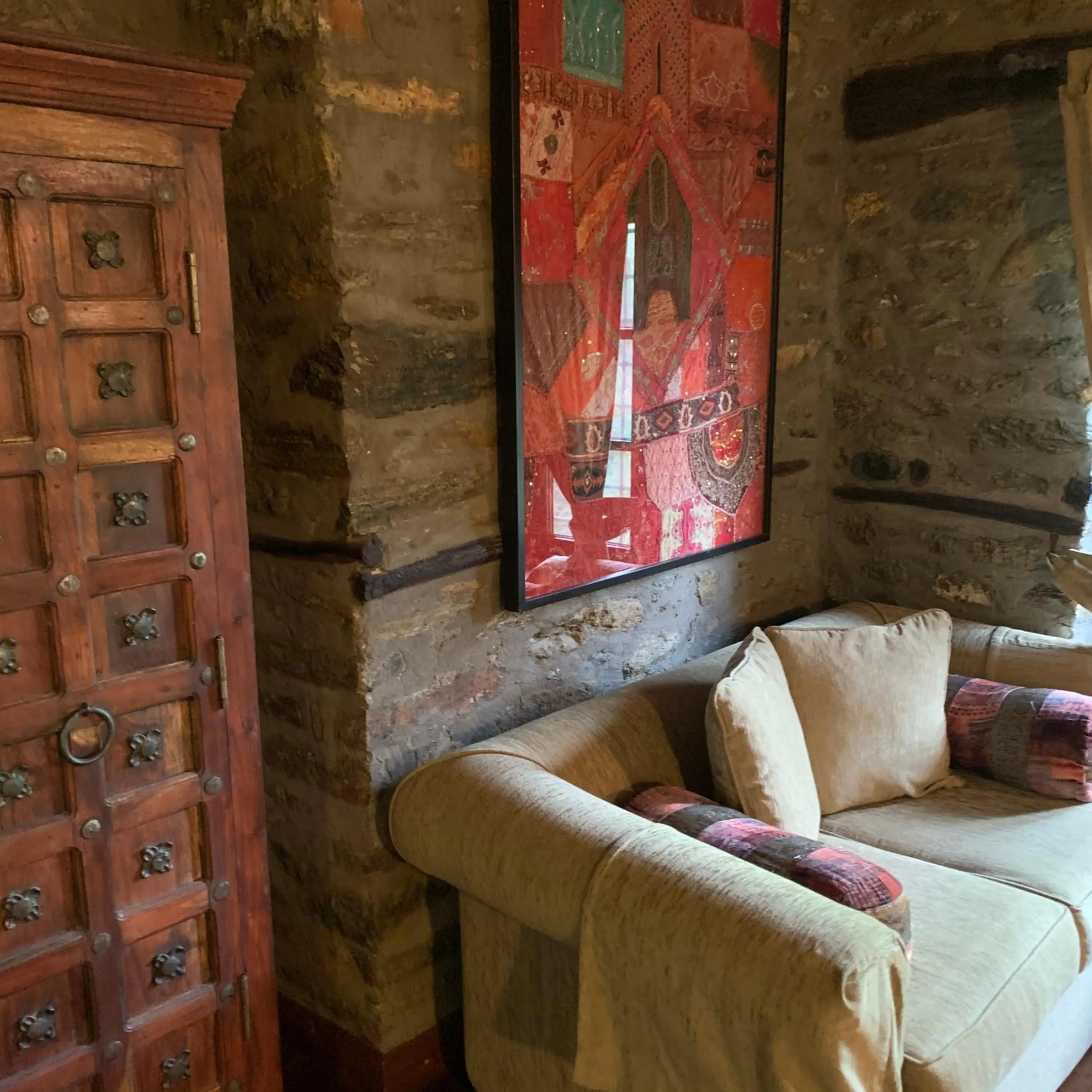 Seating area in Palio Eleotrivio Guesthouse