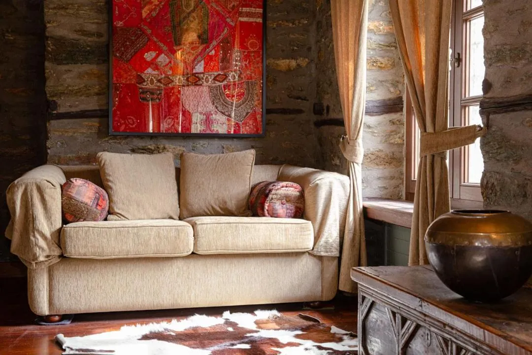 Seating area in Palio Eleotrivio Guesthouse