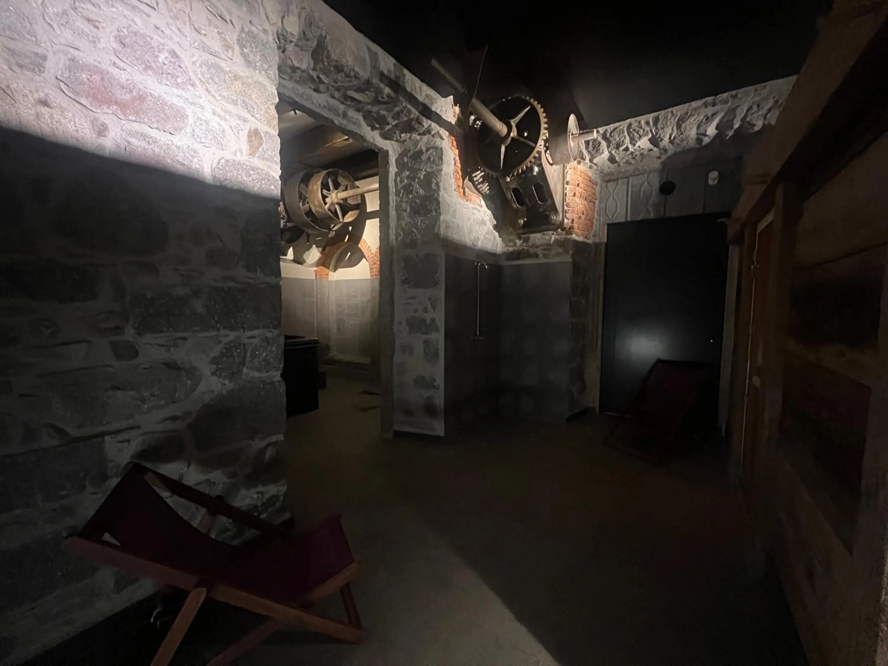 Sauna in Gite Roche Des Ducs avec Piscine toute l'année, Spa, Sauna, Hammam