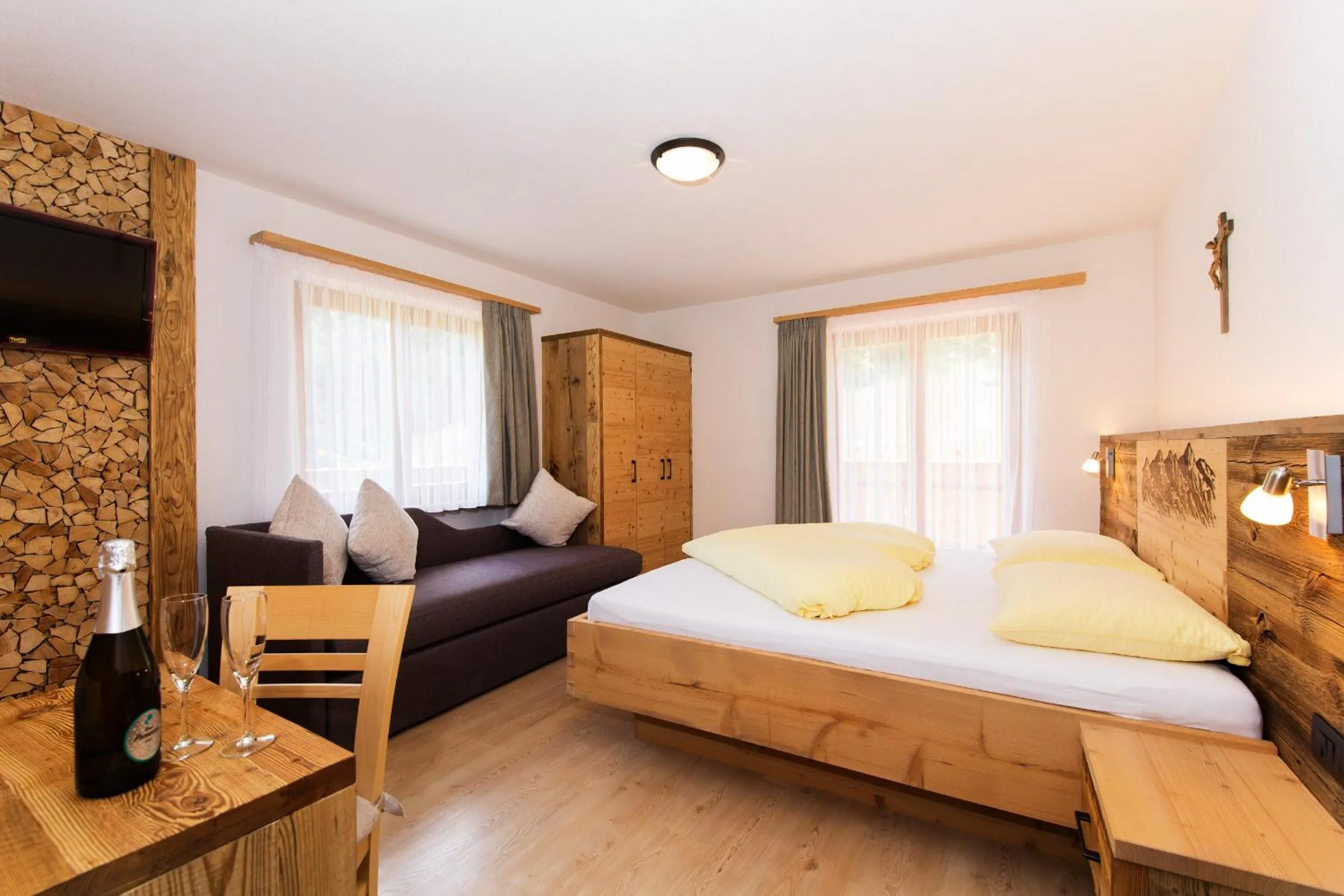 Bed in Gasthof Trausberg