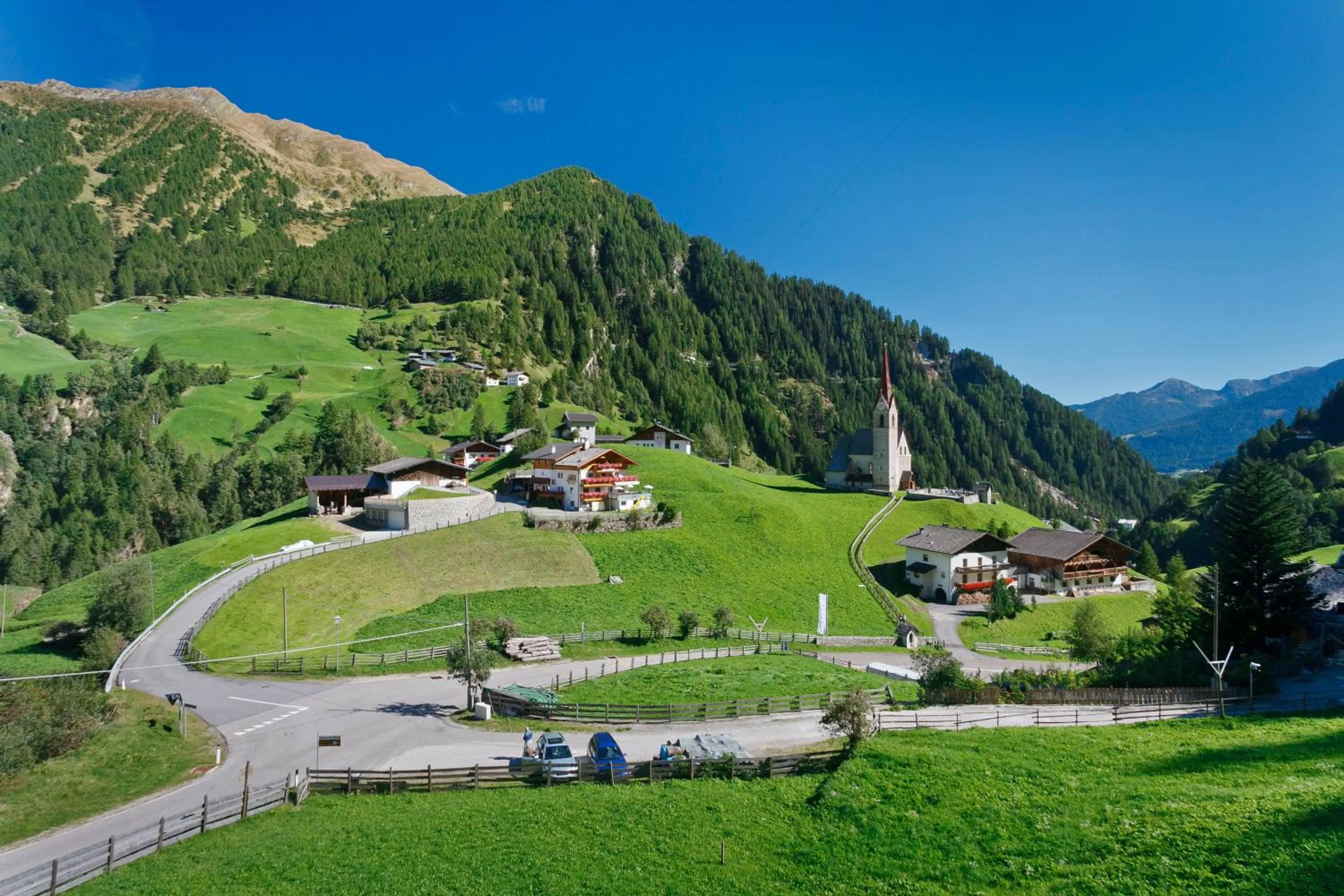 Natural landscape in Gasthof Trausberg