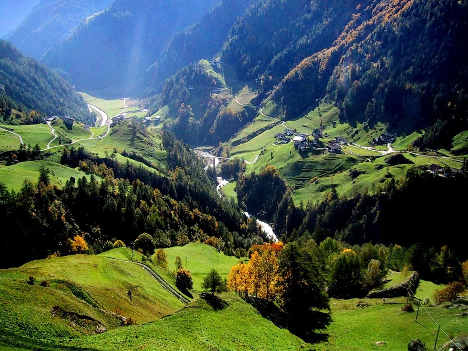Natural landscape in Gasthof Trausberg