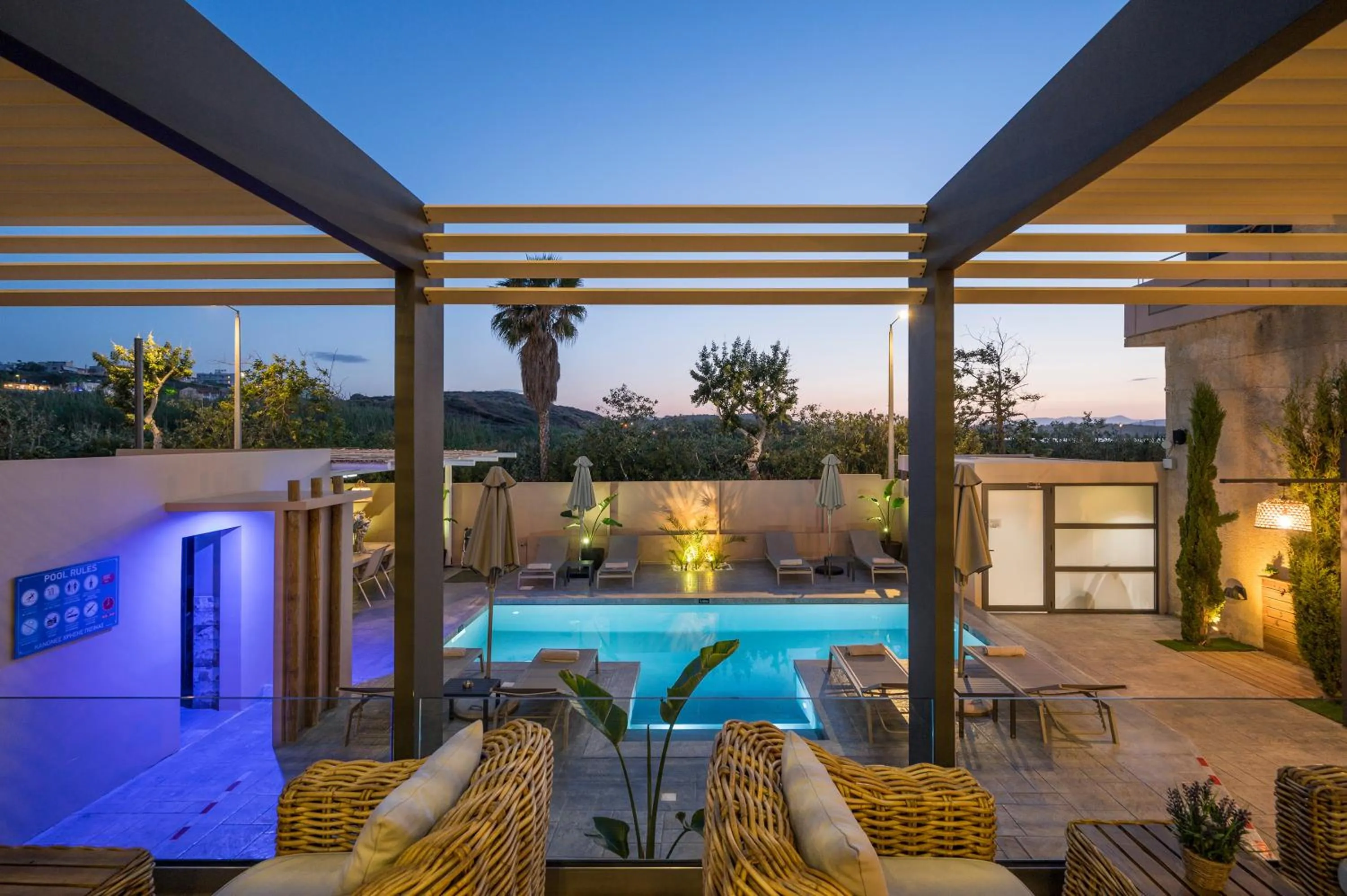 Pool view in Sea & City Apartments