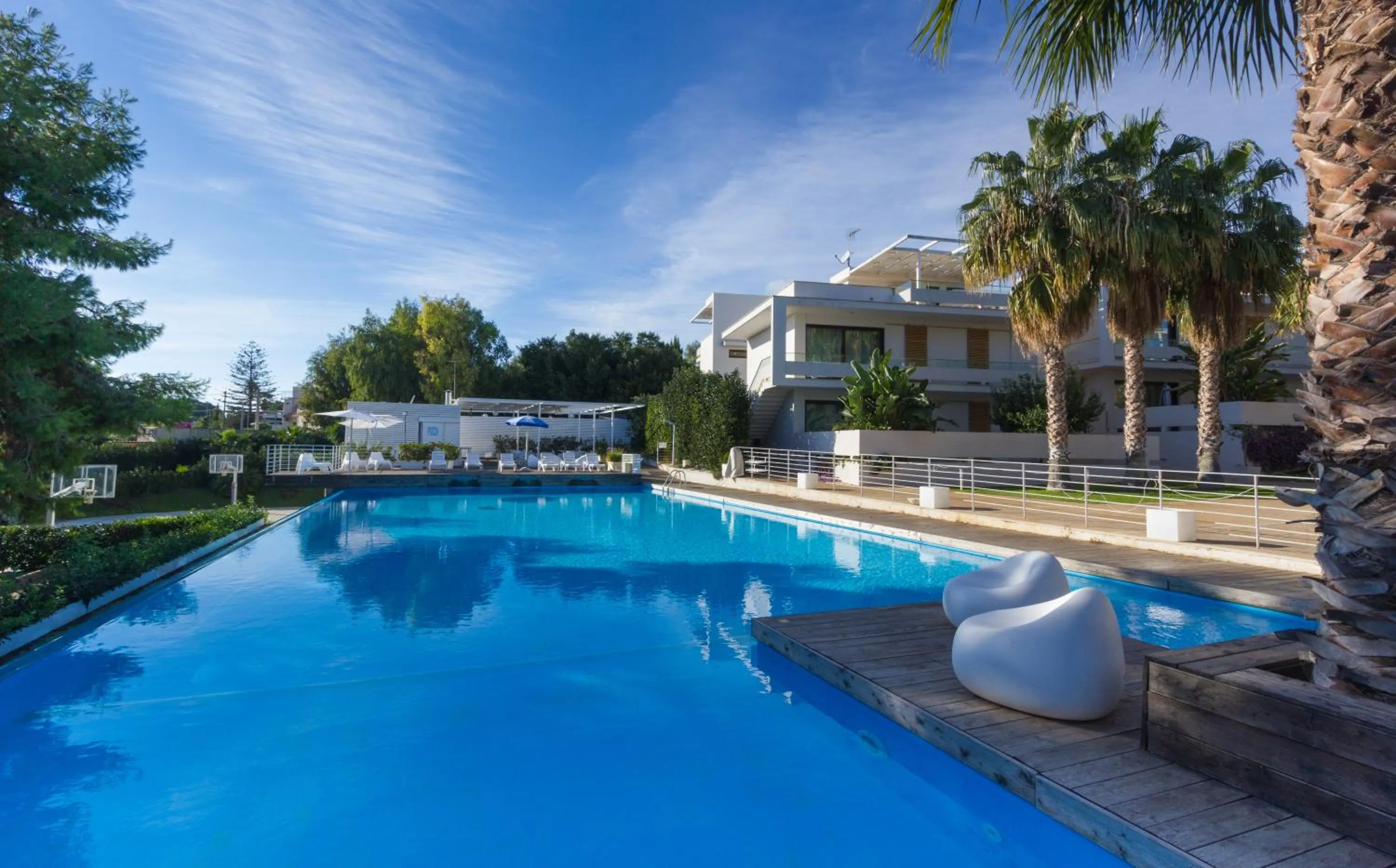 Pool view in Kamena Residence