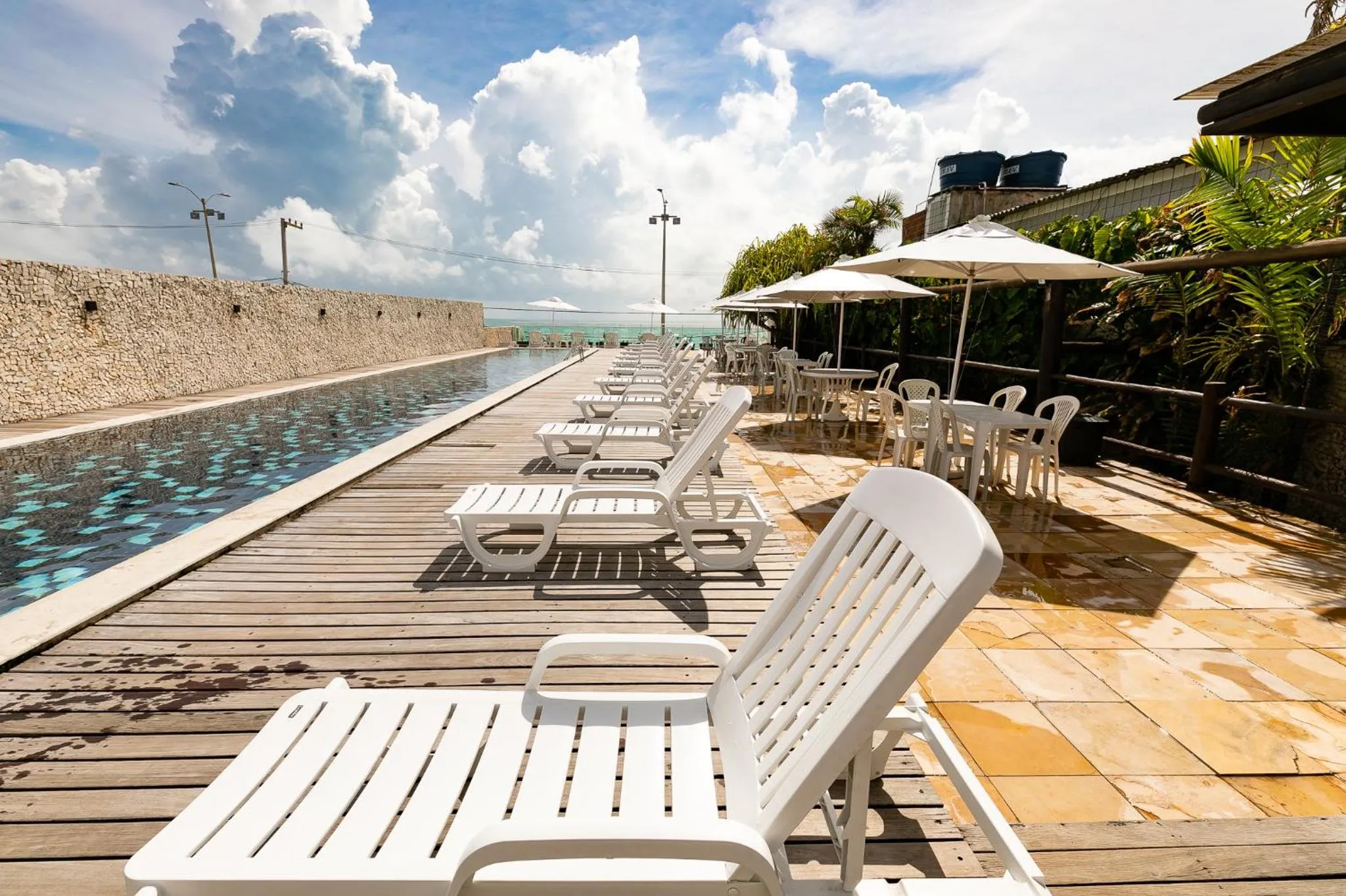 sunbed in Yak Beach Hotel Natal