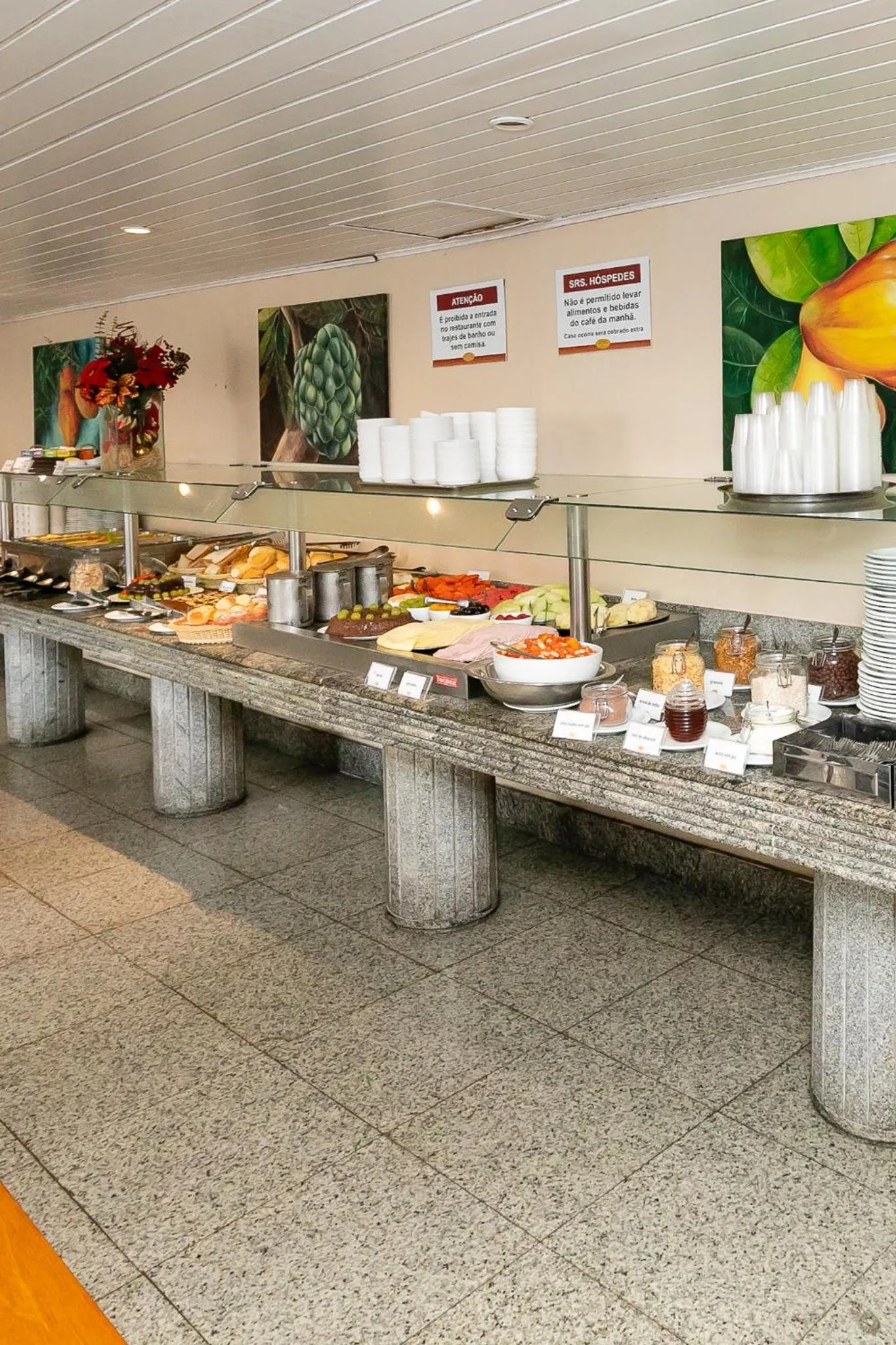 Buffet breakfast in Yak Beach Hotel Natal