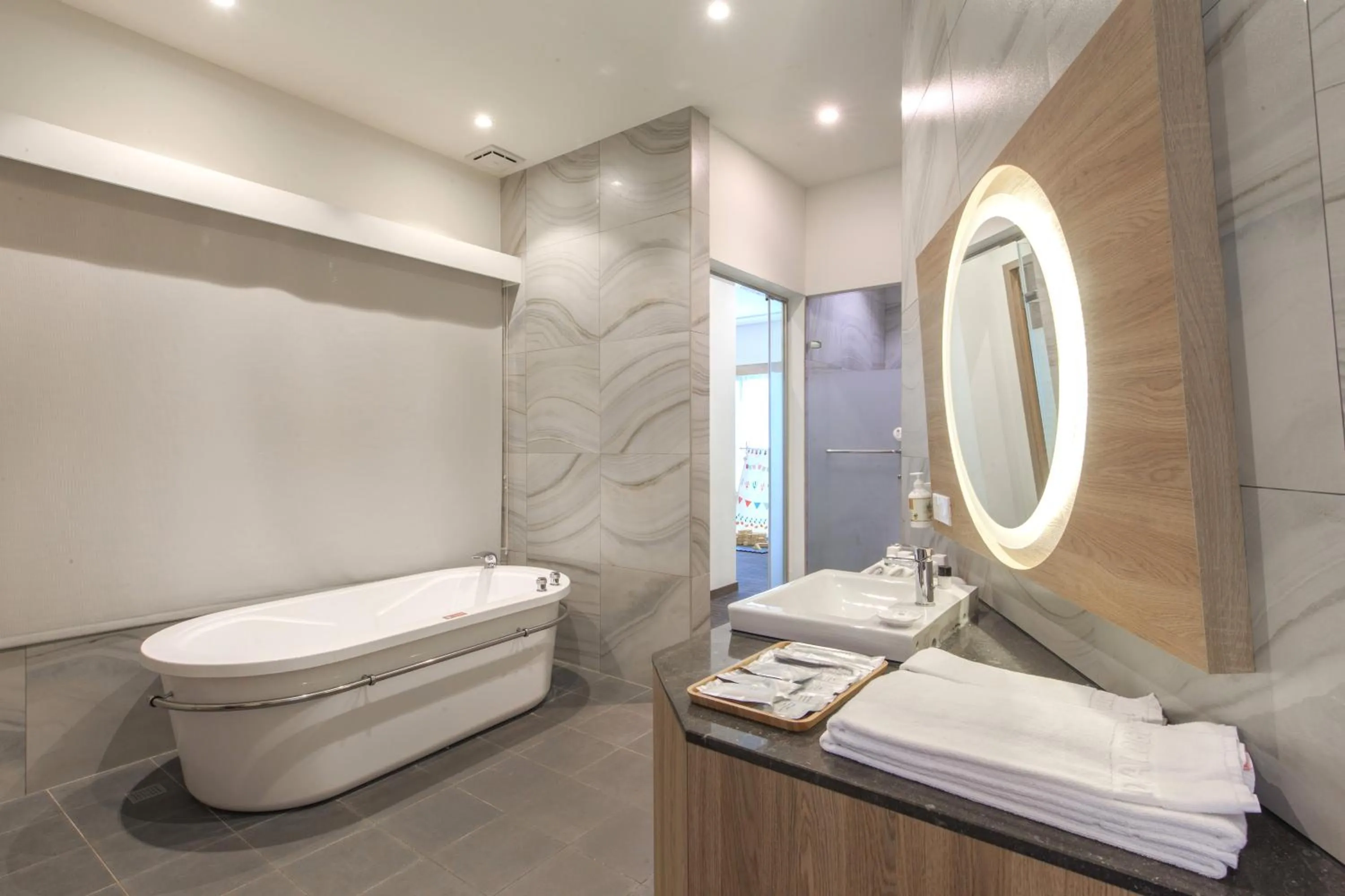 Bathroom in Sun Dialogue Hotel-By Cosmos Creation