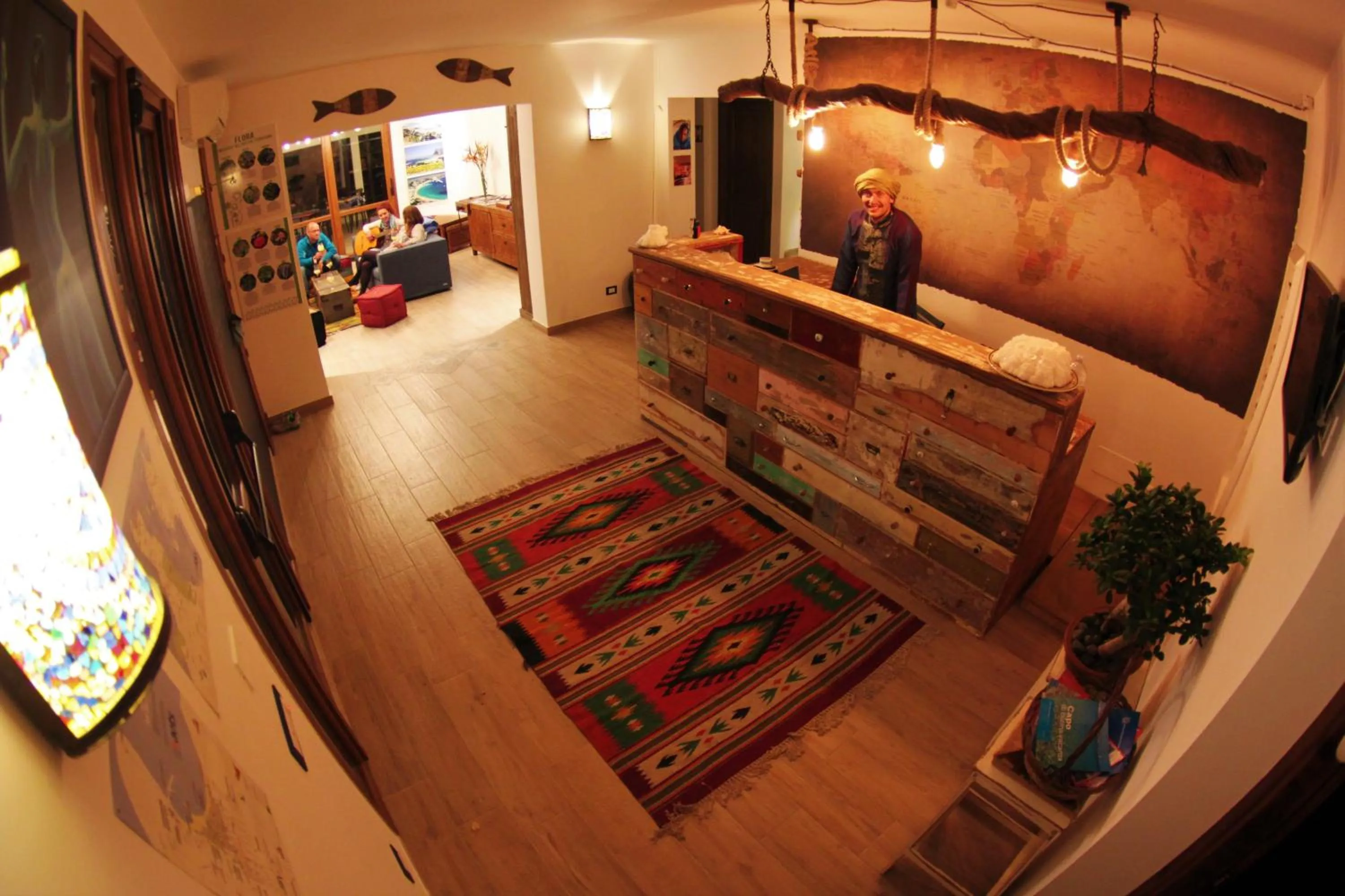 Lobby or reception in Timbuktu Hostel