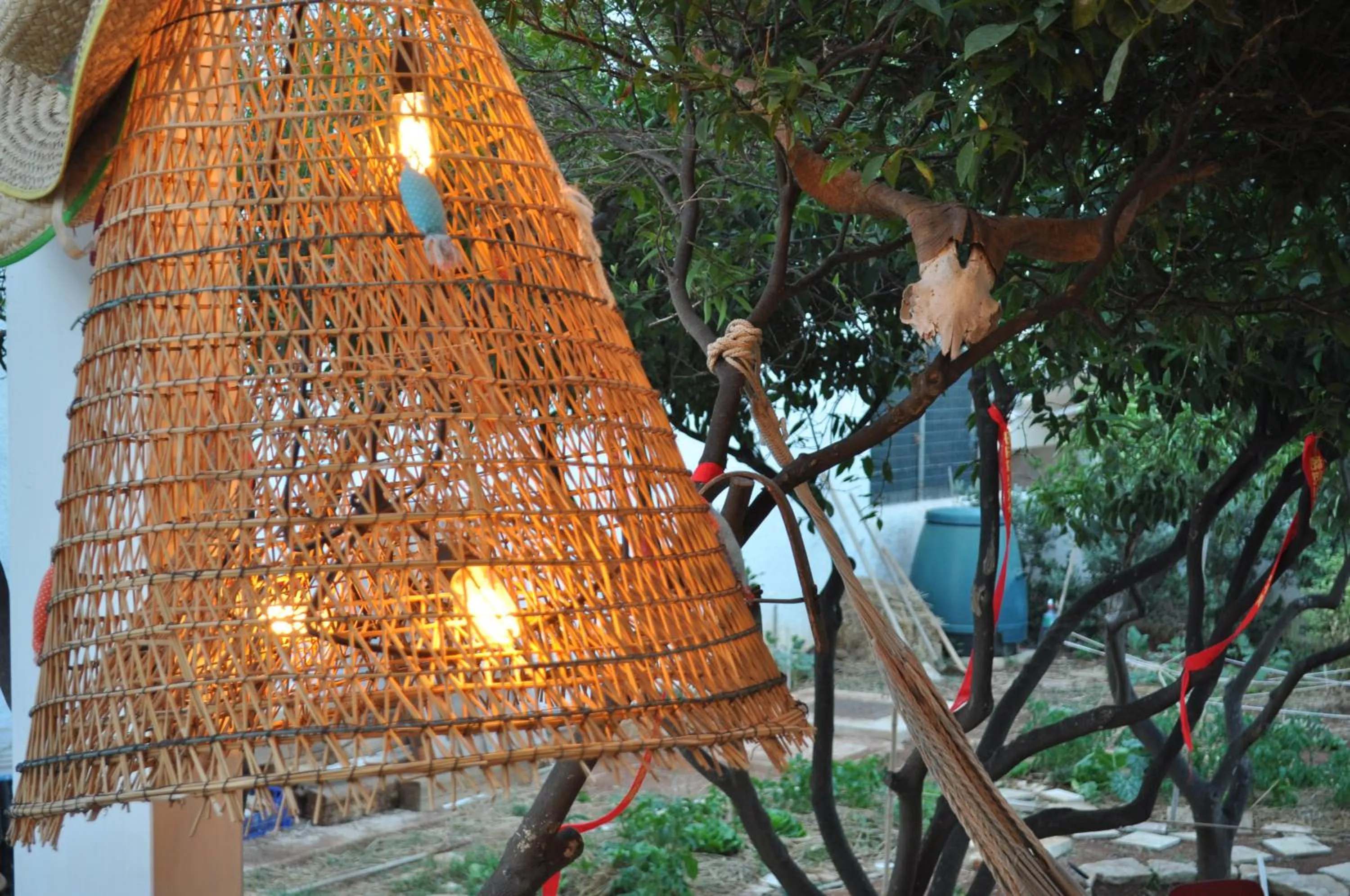 Decorative detail in Timbuktu Hostel