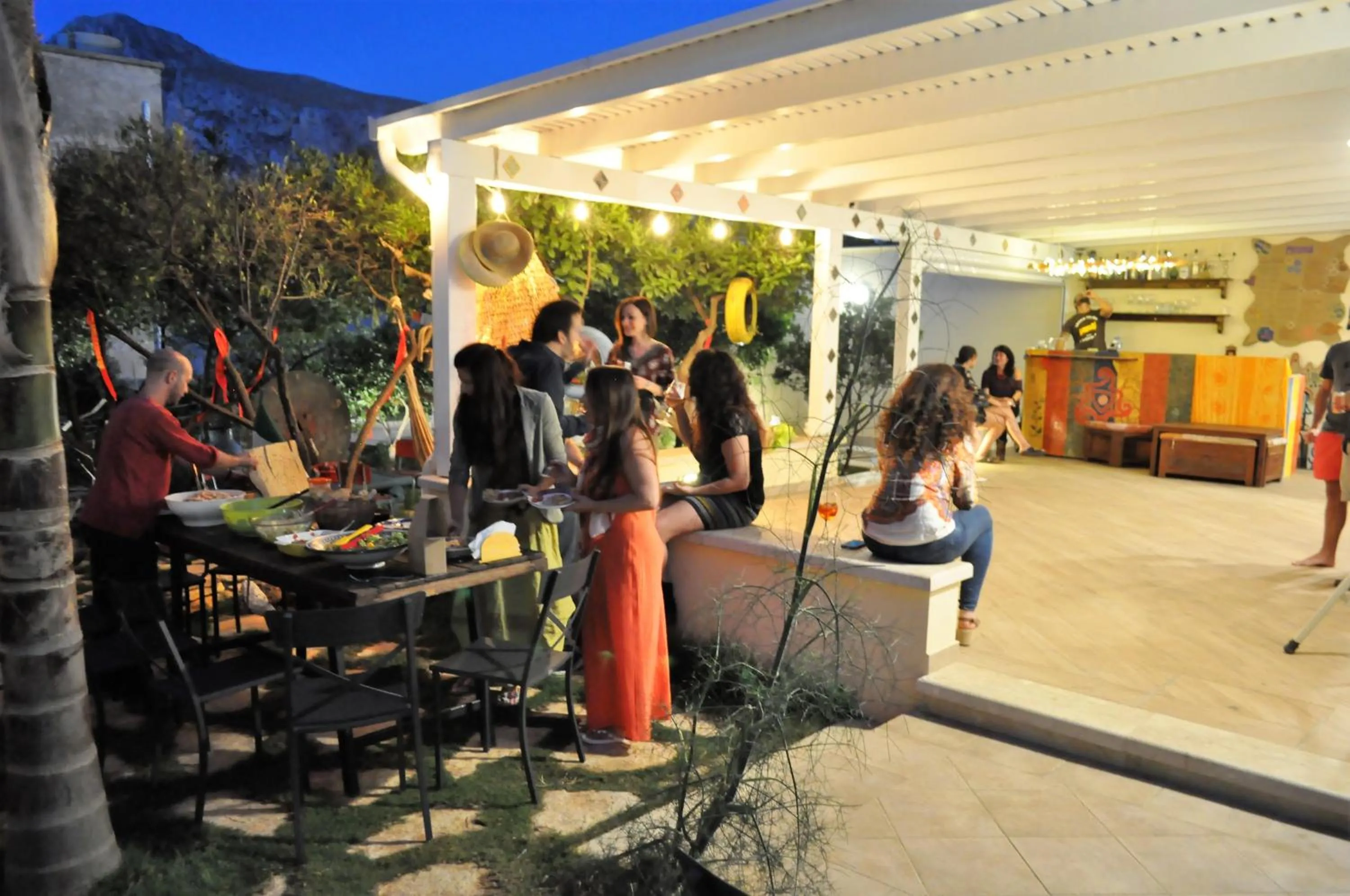 Garden in Timbuktu Hostel