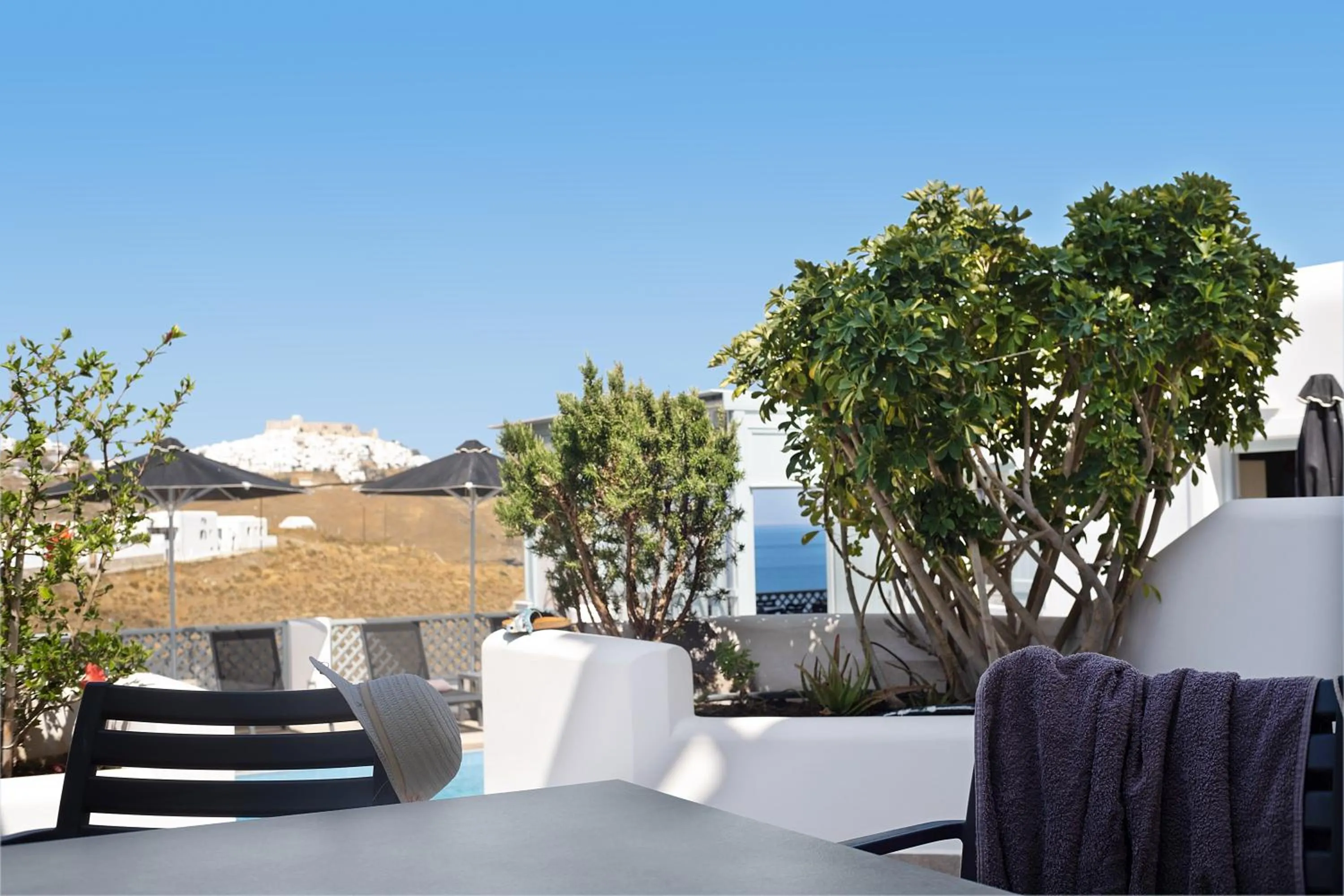 Balcony/Terrace in Aelia Apartments & Suites