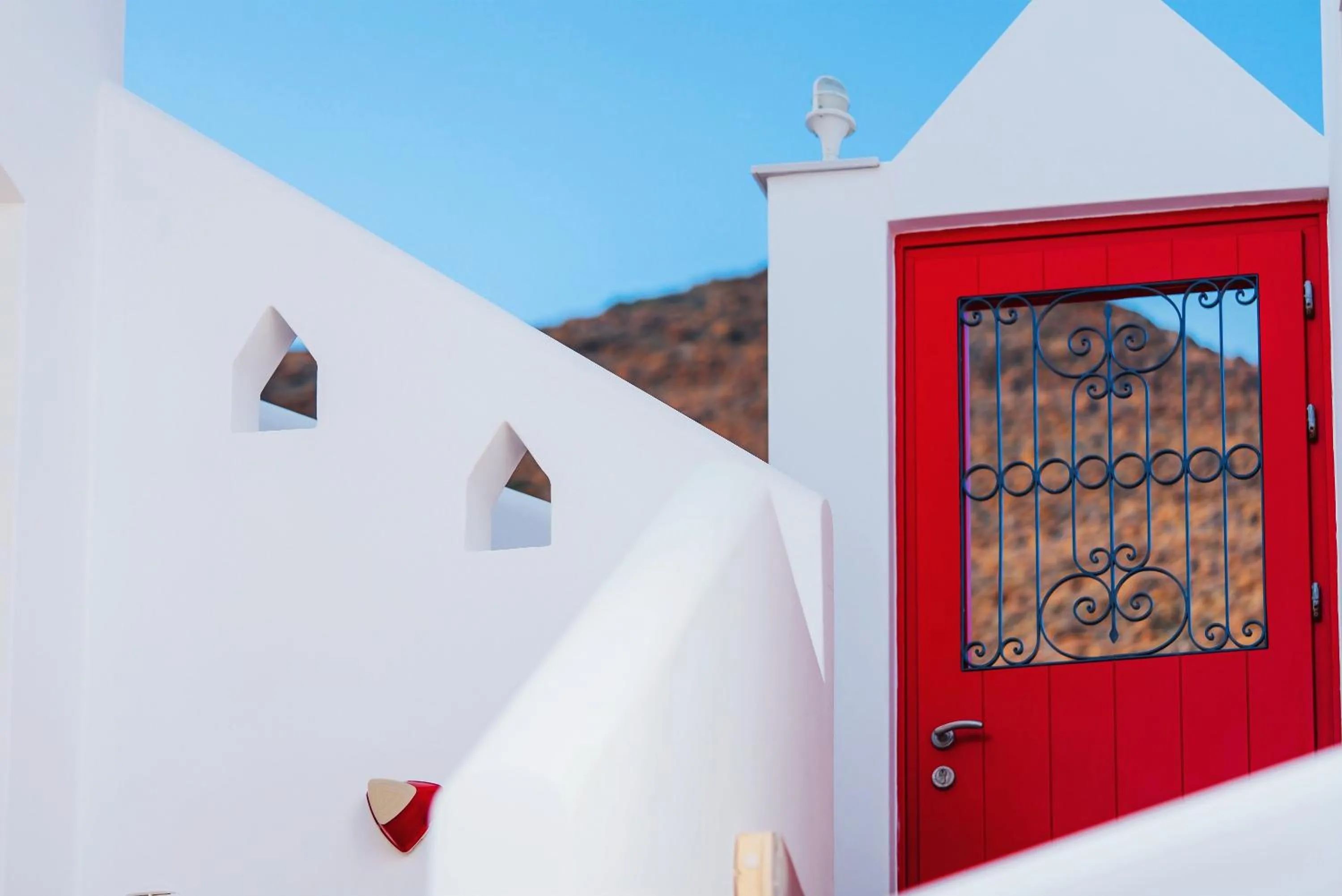 Facade/entrance in Aelia Apartments & Suites