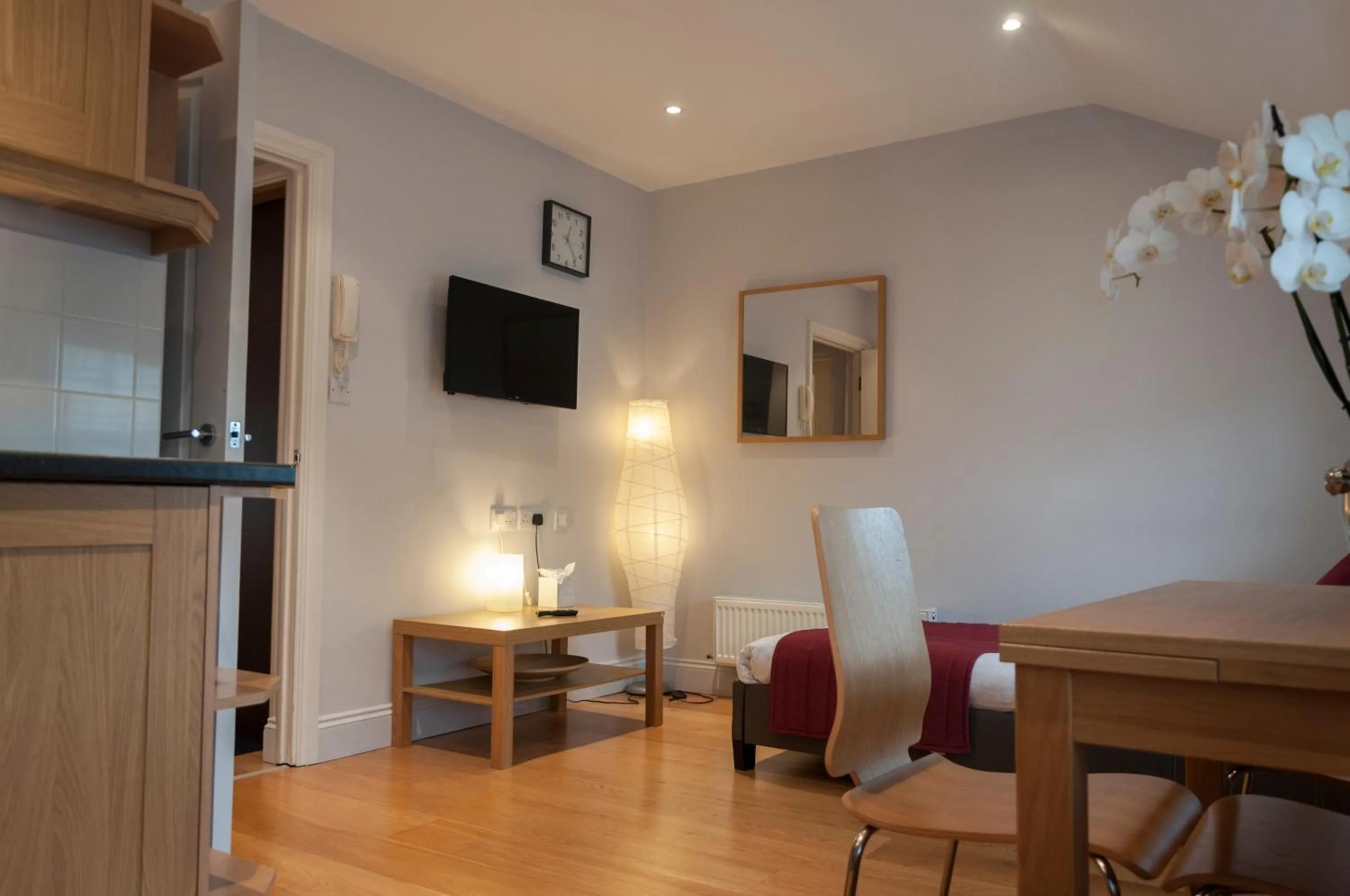 Living room in 12 London Street Apartments
