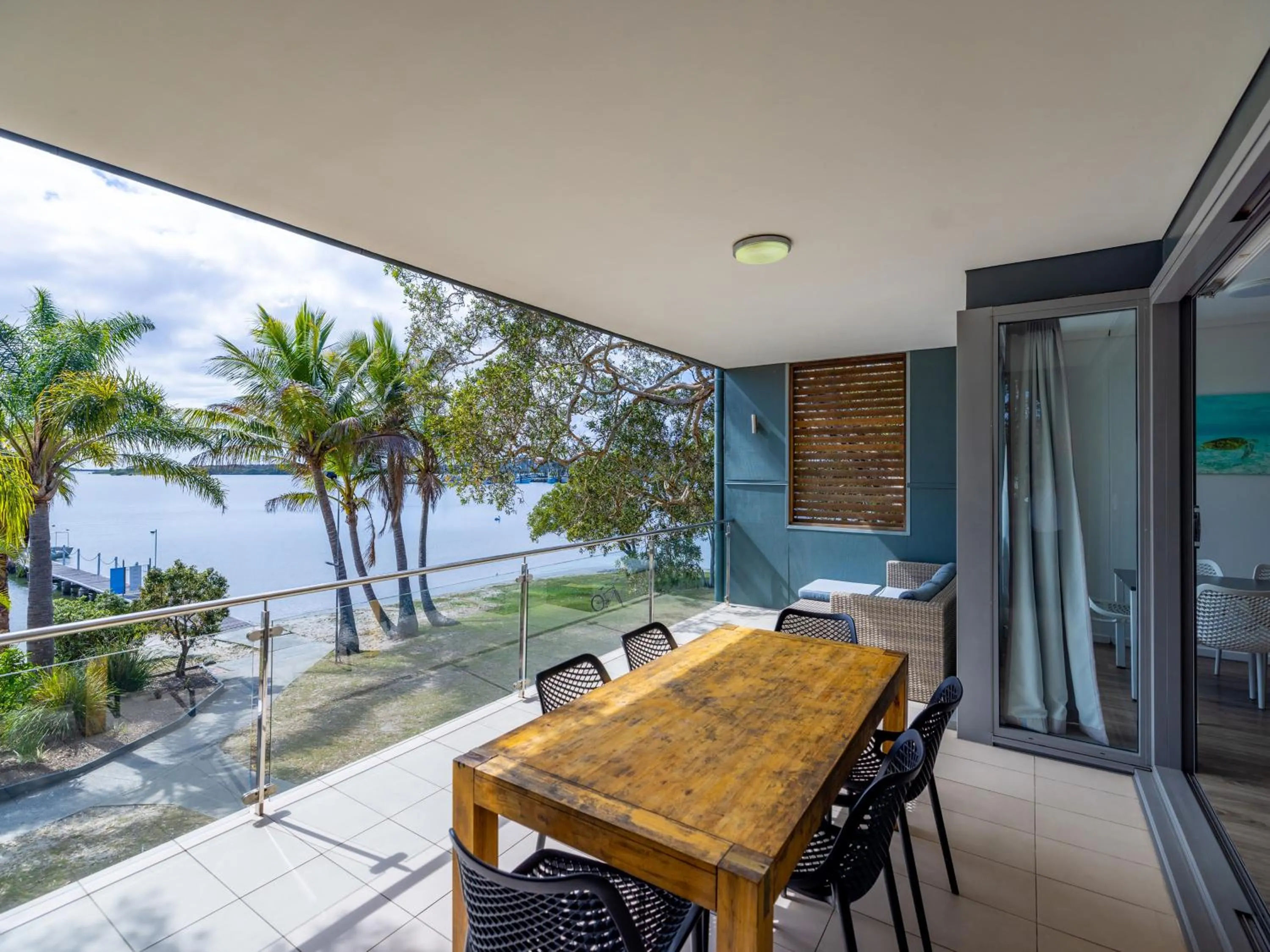 View (from property/room) in NRMA Blue Dolphin Yamba Holiday Resort