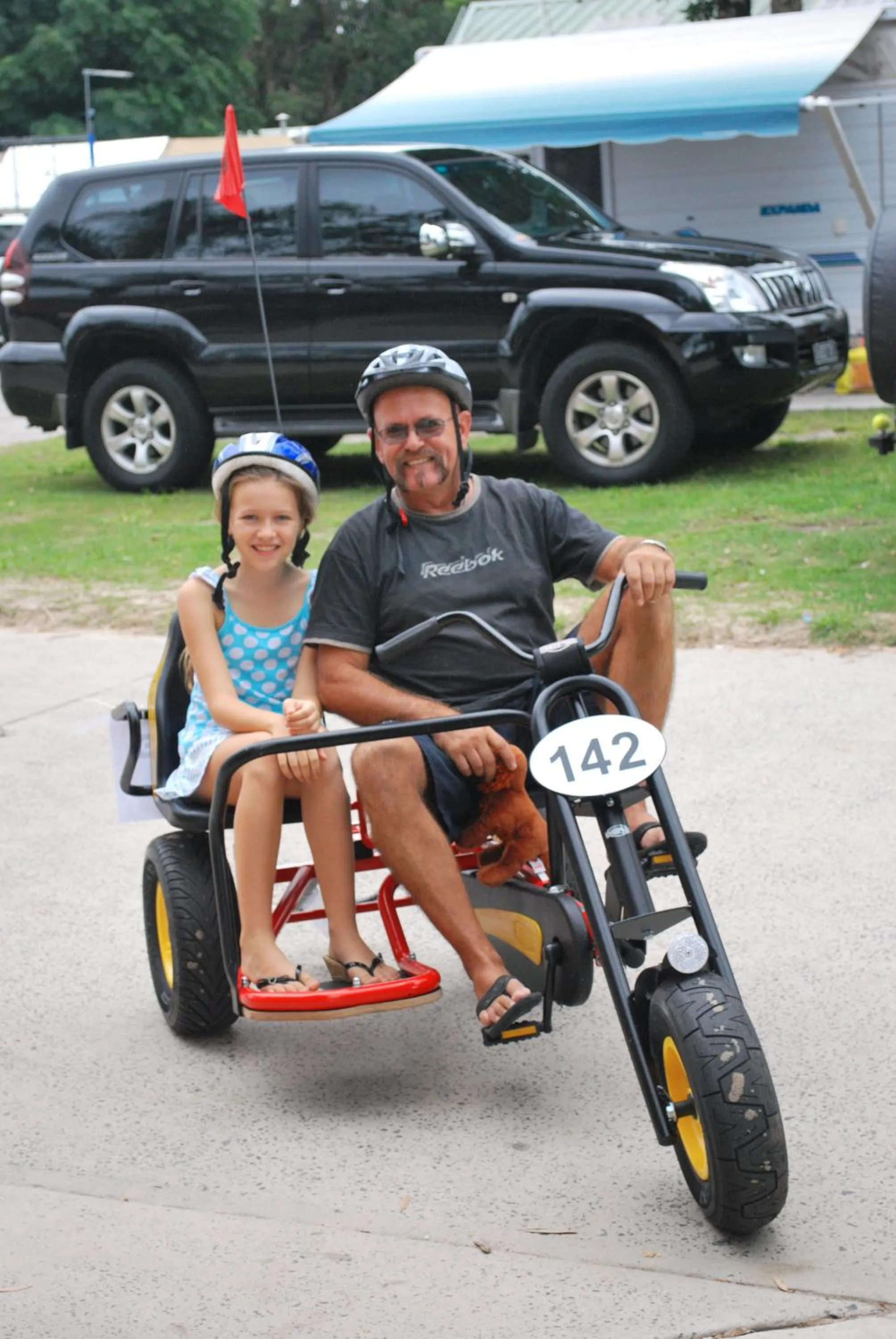 group of guests in NRMA Blue Dolphin Yamba Holiday Resort