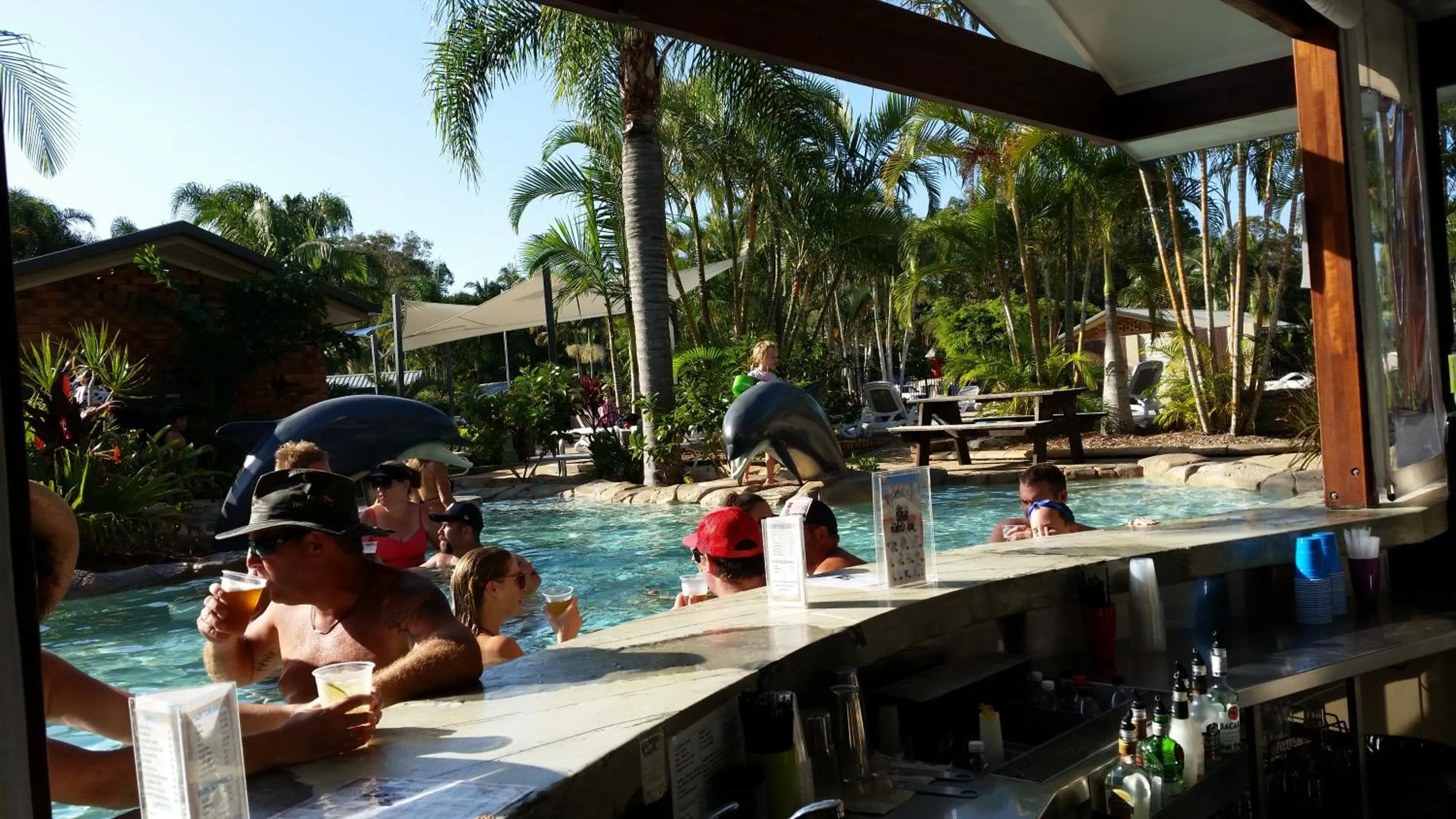 Restaurant/places to eat in NRMA Blue Dolphin Yamba Holiday Resort