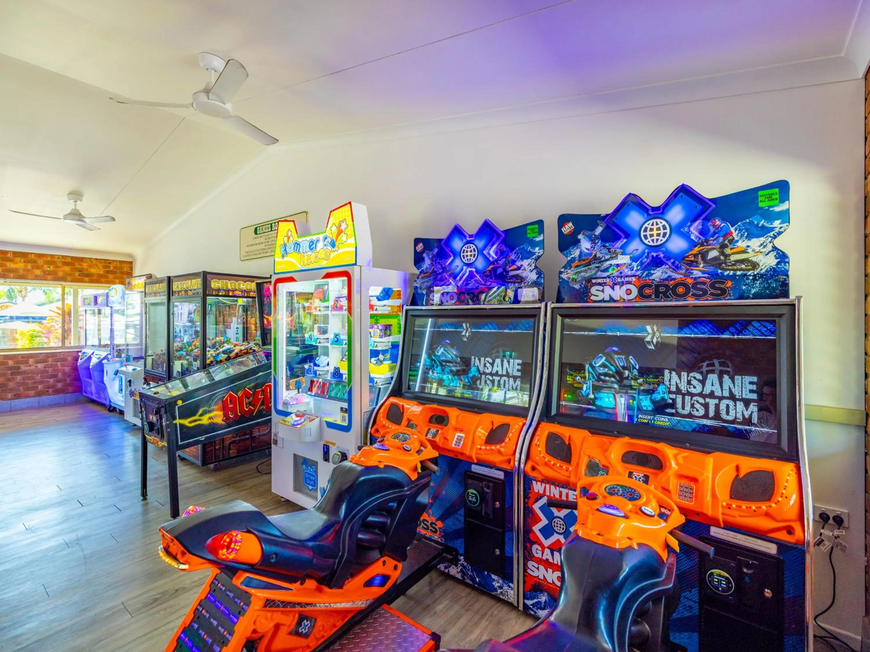 Game Room in NRMA Blue Dolphin Yamba Holiday Resort