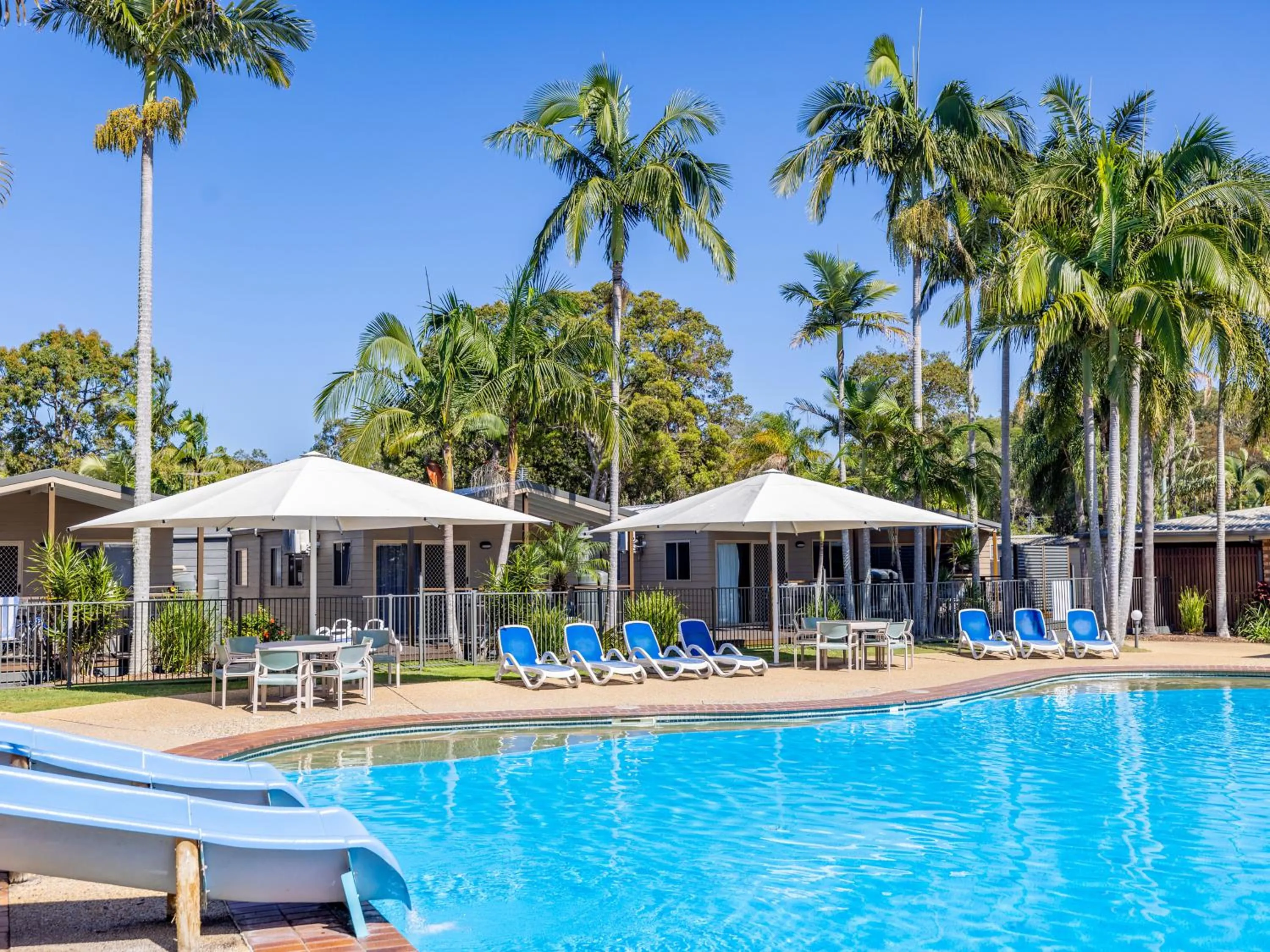 Swimming pool in NRMA Blue Dolphin Yamba Holiday Resort