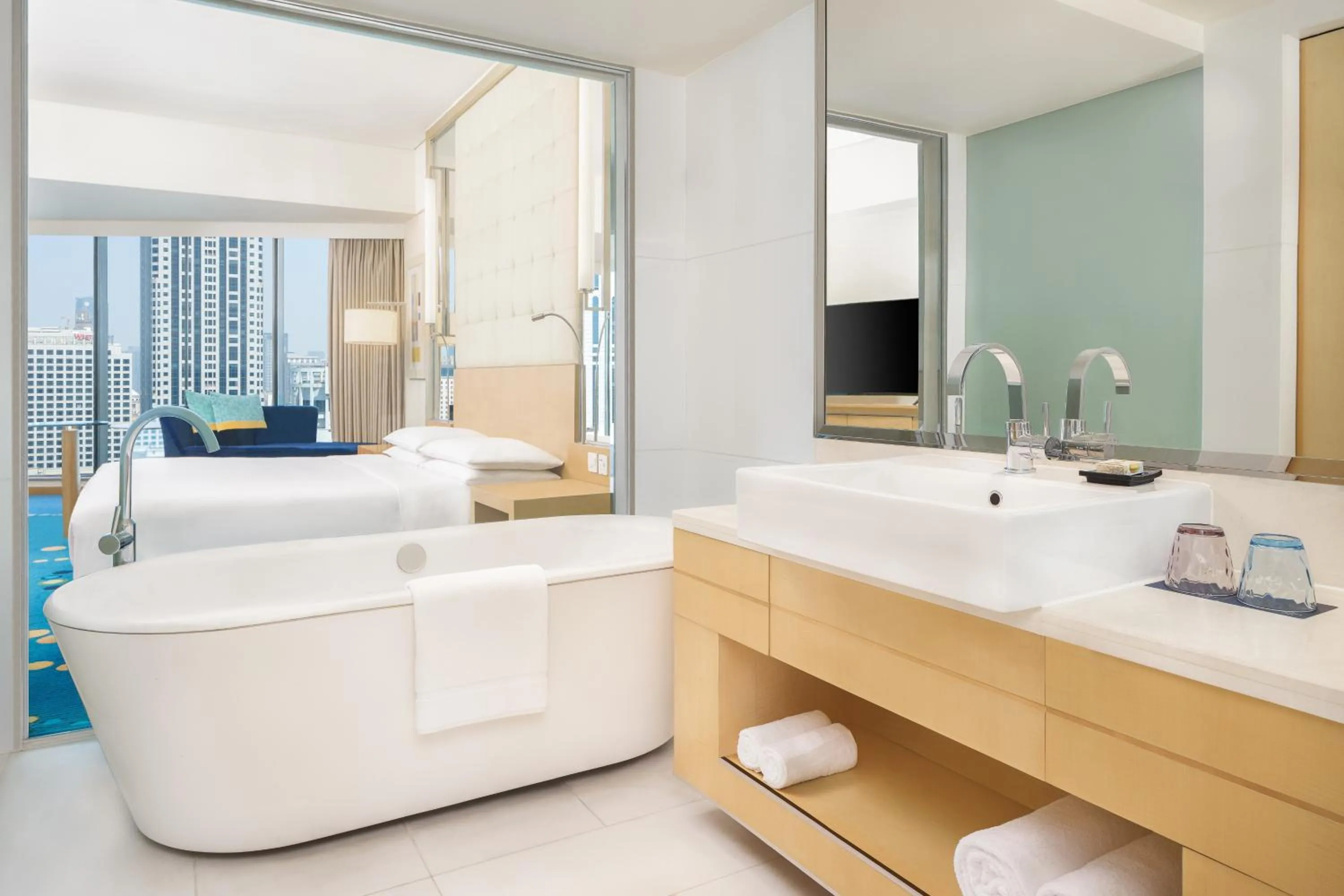 Toilet in Renaissance Shanghai Yu Garden Hotel on the Bund