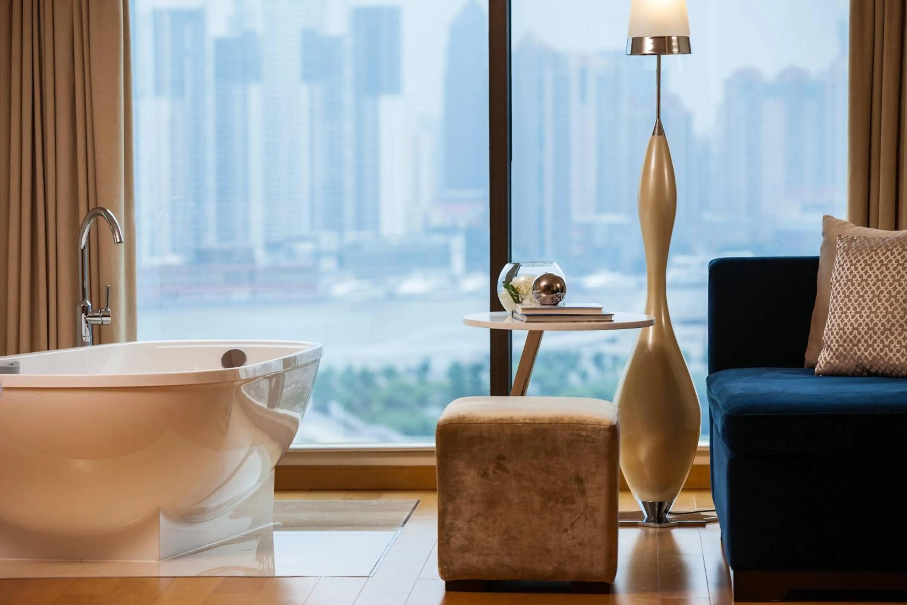 Bathroom in Renaissance Shanghai Yu Garden Hotel on the Bund