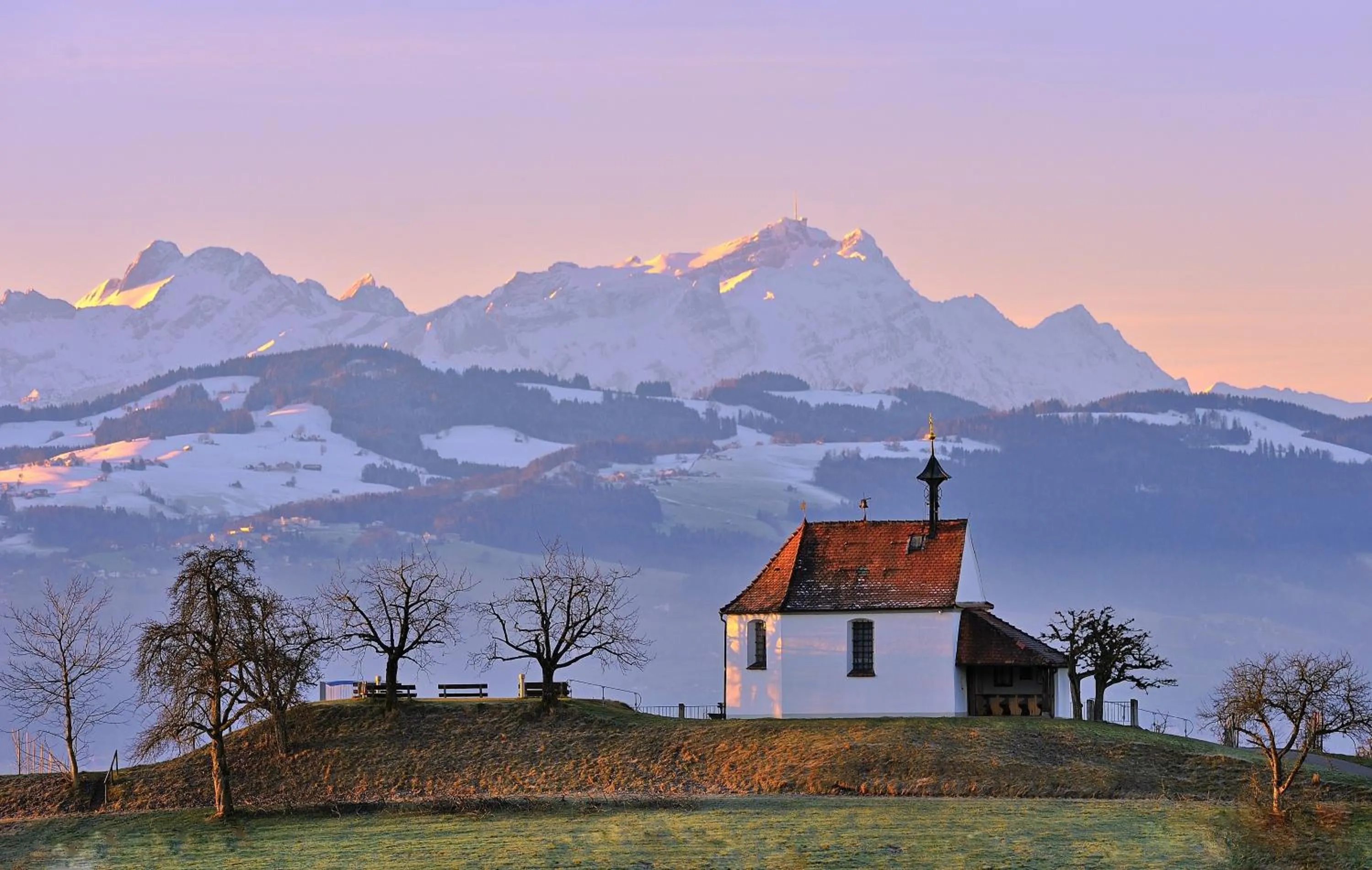 Mountain view in Schloss Hotel Wasserburg