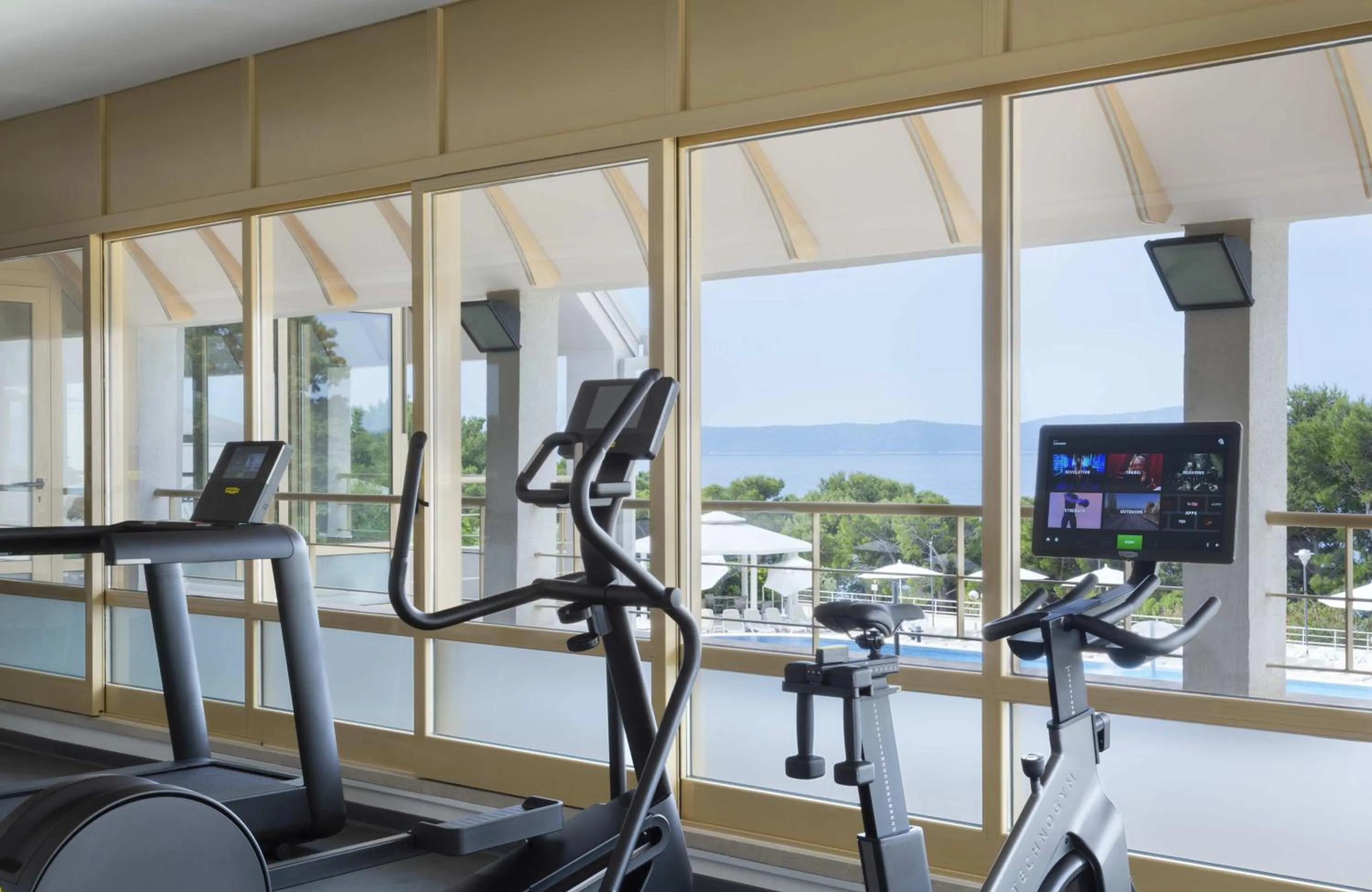 Fitness centre/facilities in Bluesun Holiday Village Afrodita