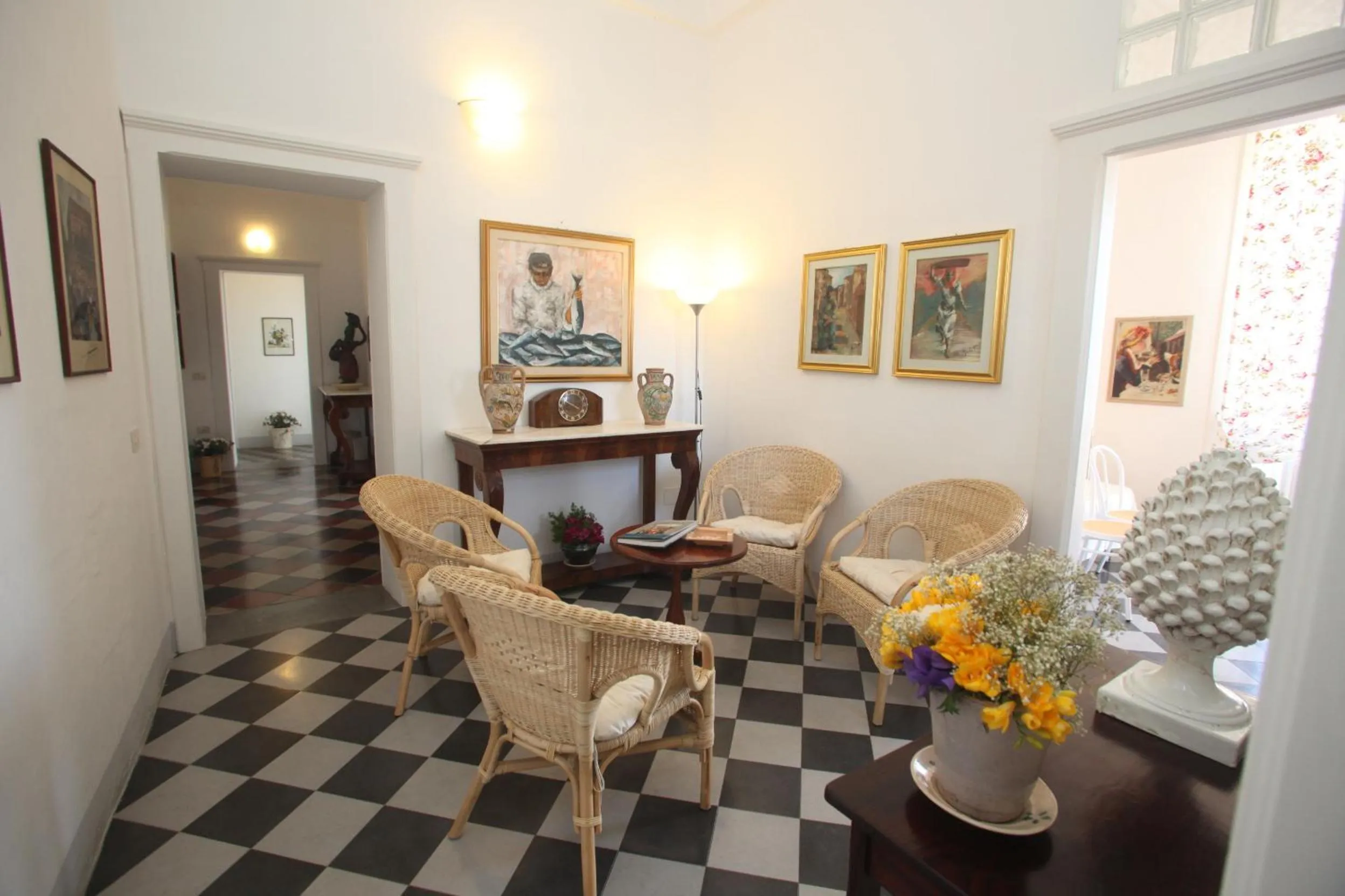 Lobby or reception in Al vecchio castello