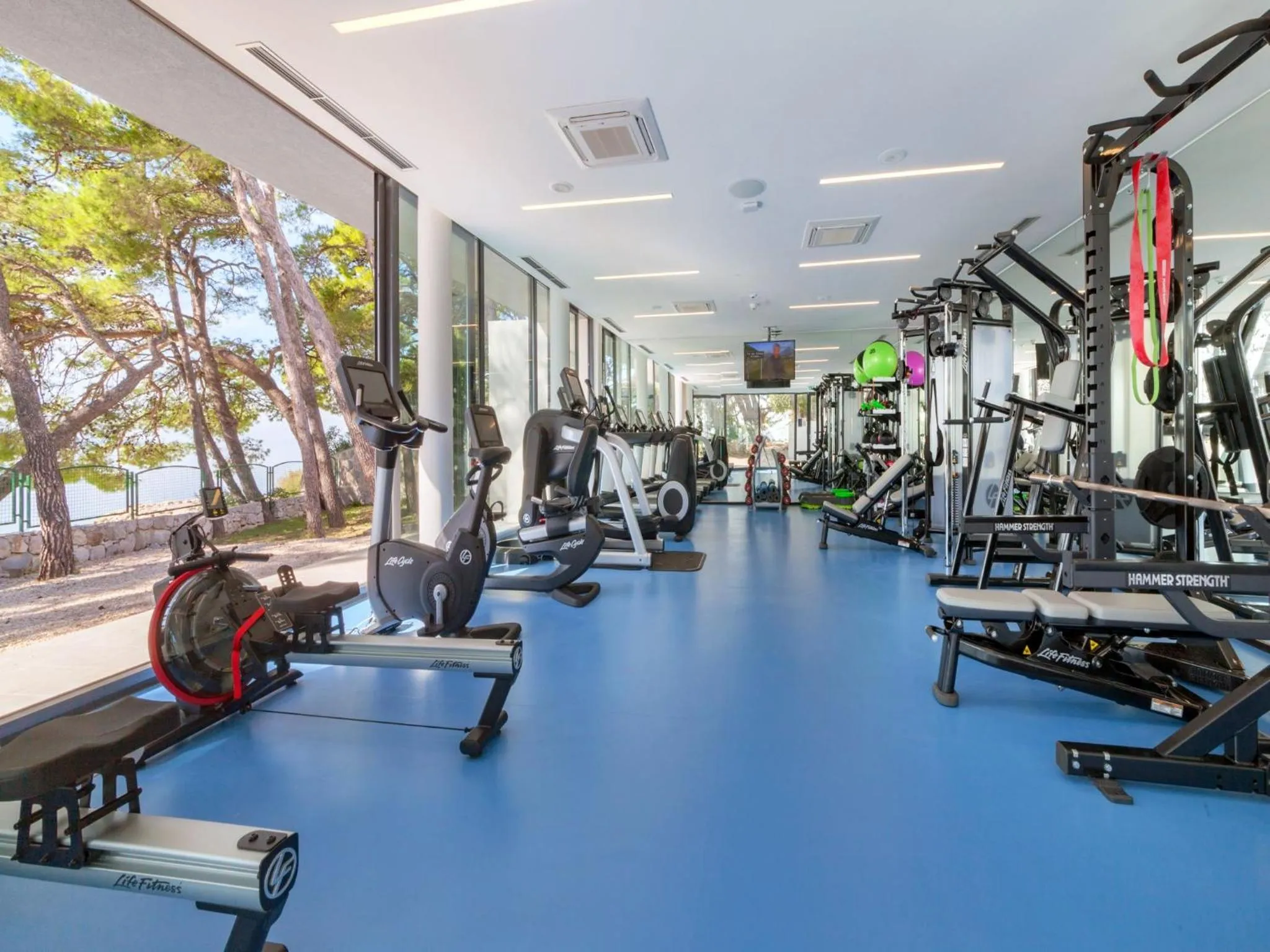 Fitness centre/facilities in Bluesun hotel Berulia