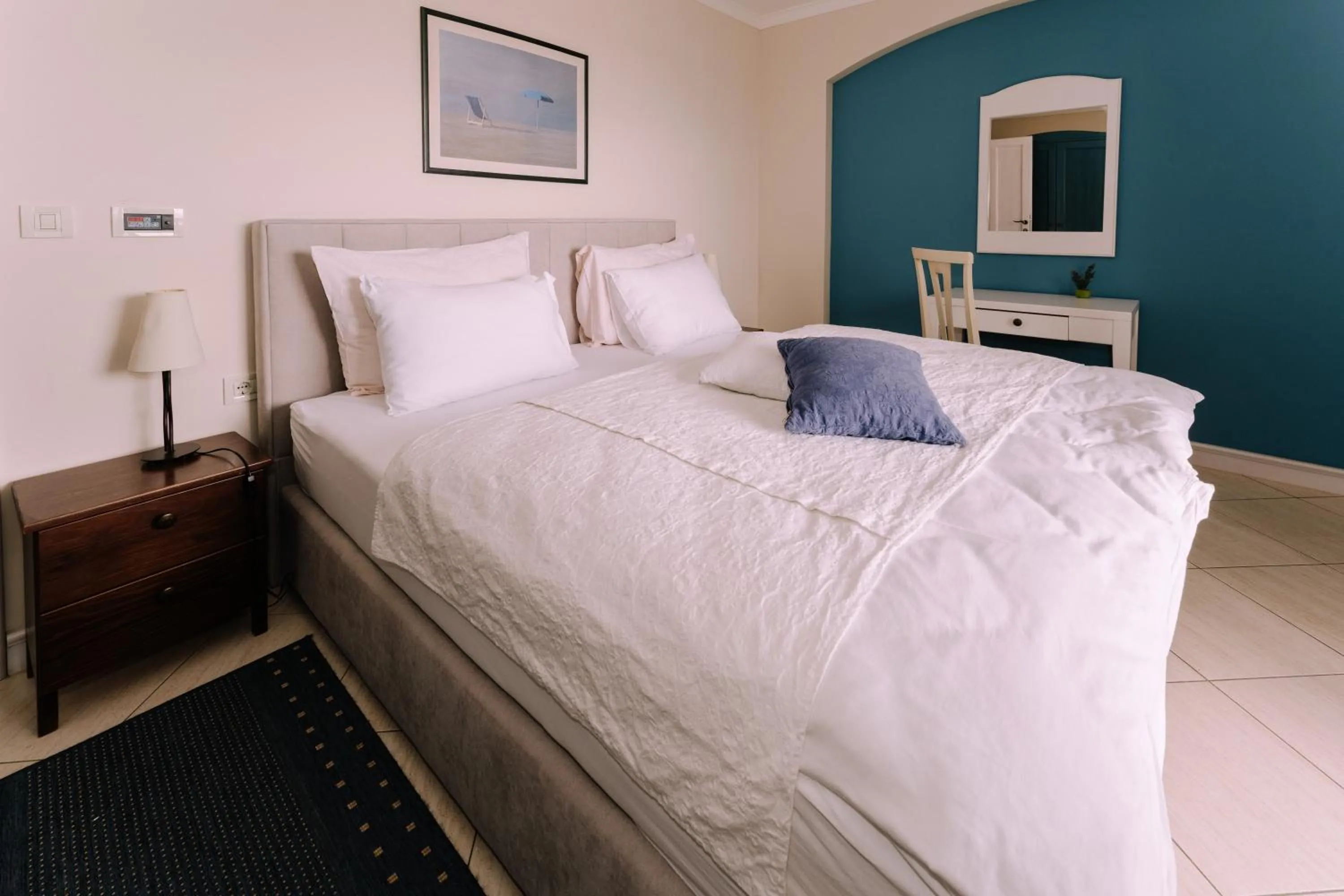 Bed in Hotel Abalone