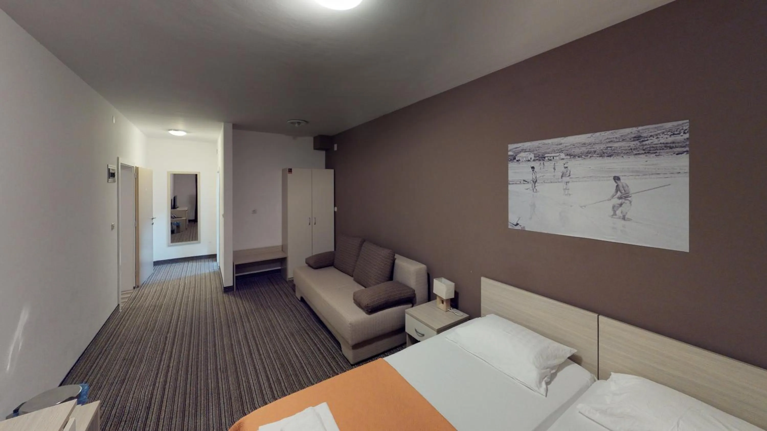 Bedroom, Bed in Hotel Belveder