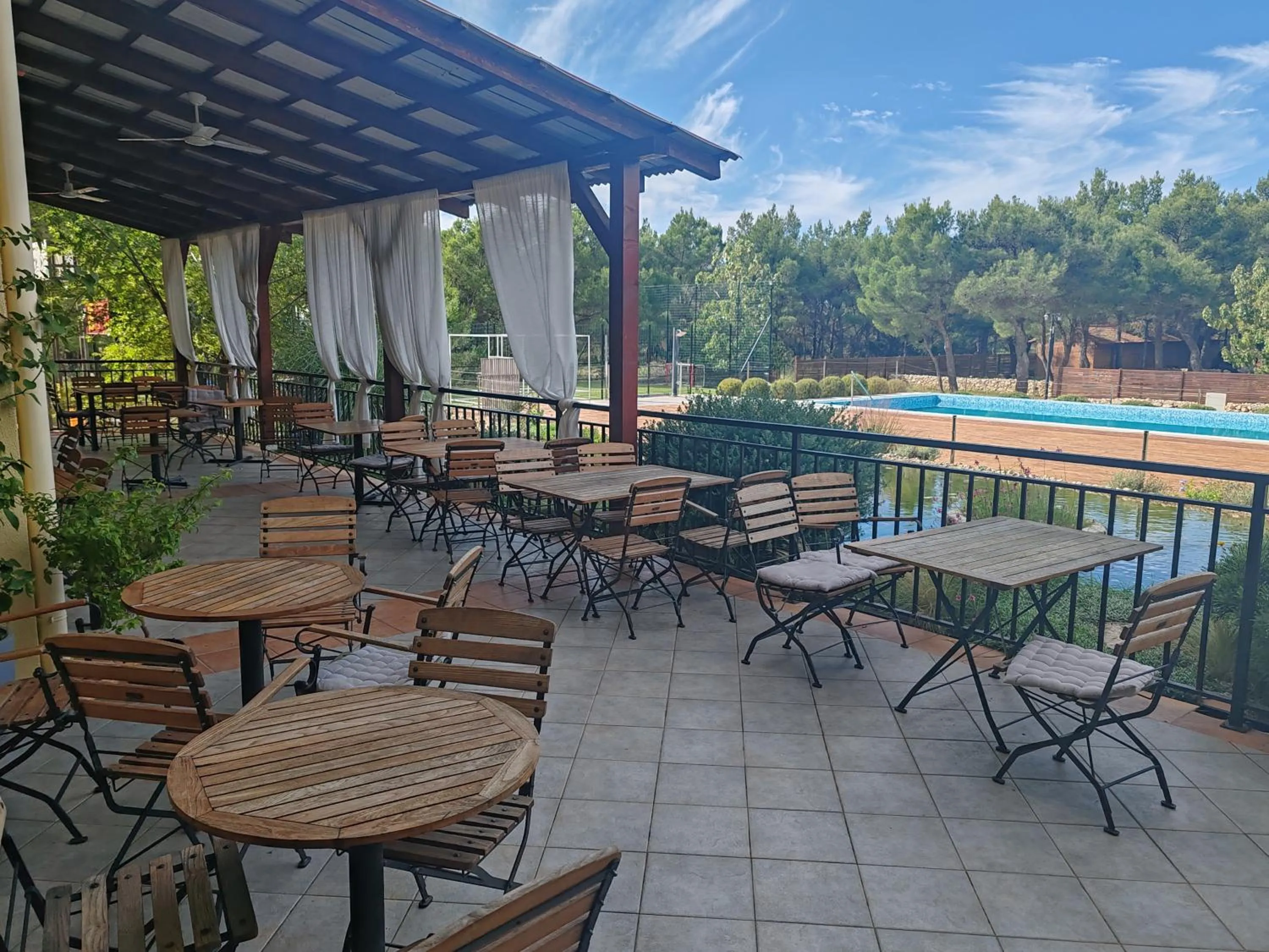 Balcony/Terrace in Hotel Vrata Krke